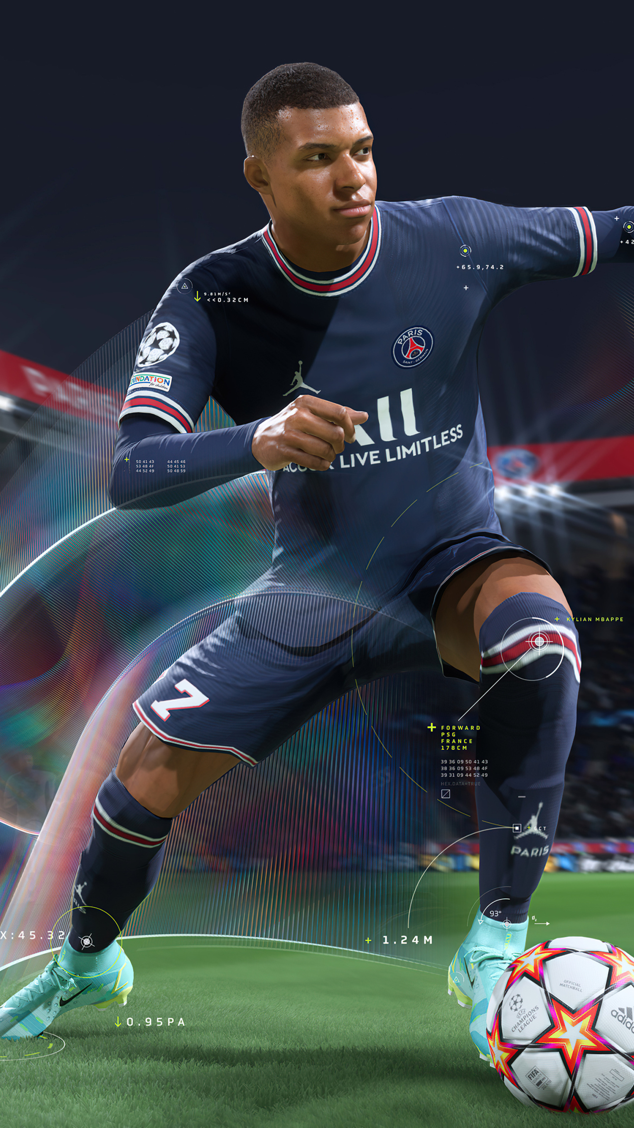 2160x3840 Kylian Mbappe In Fifa 2022 Sony Xperia X, XZ, Z5 Premium HD 4k Wallpaper, Image, Background, Photo and Picture, Phone