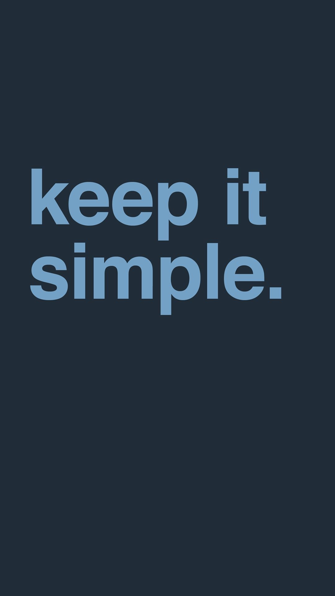 1080x1920 Keep It Simple iPhone Wallpaper HD, Phone