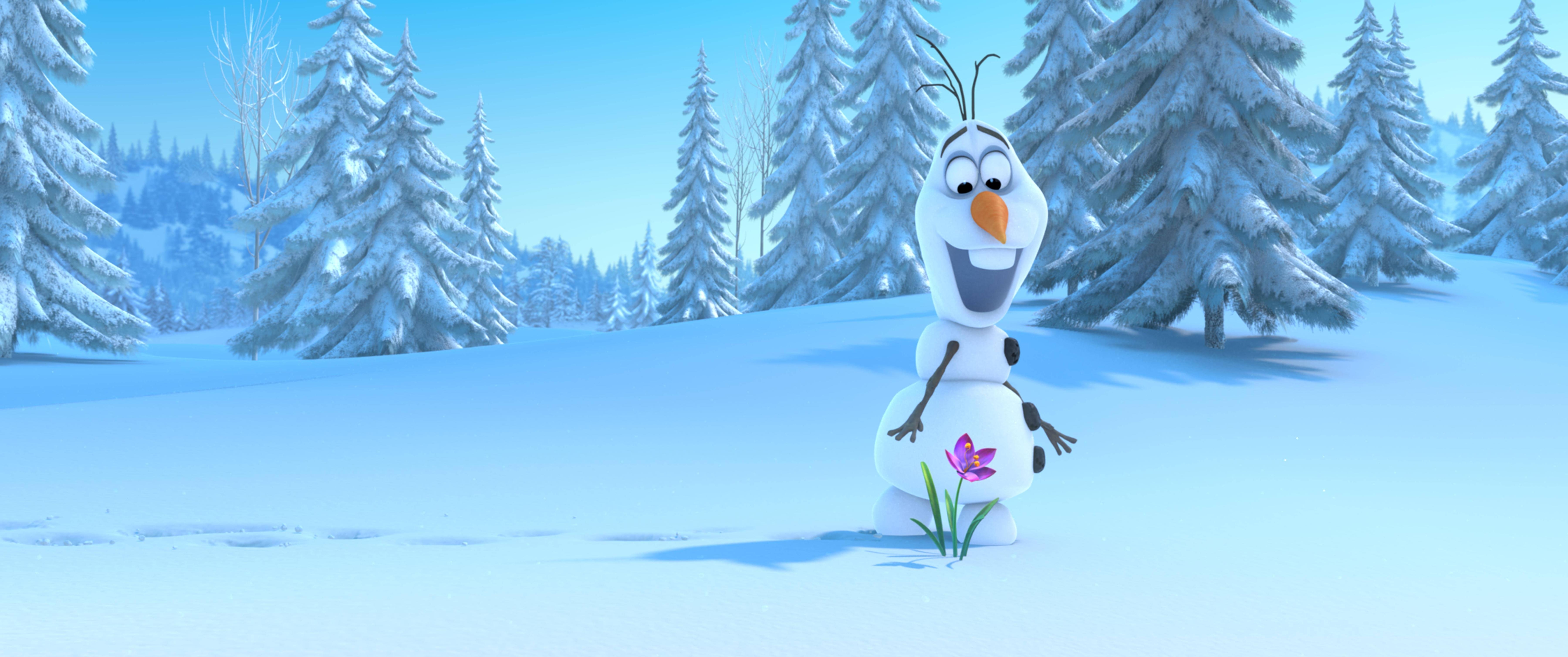 7200x3020 HD Olaf Frozen Wallpaper, Dual Screen