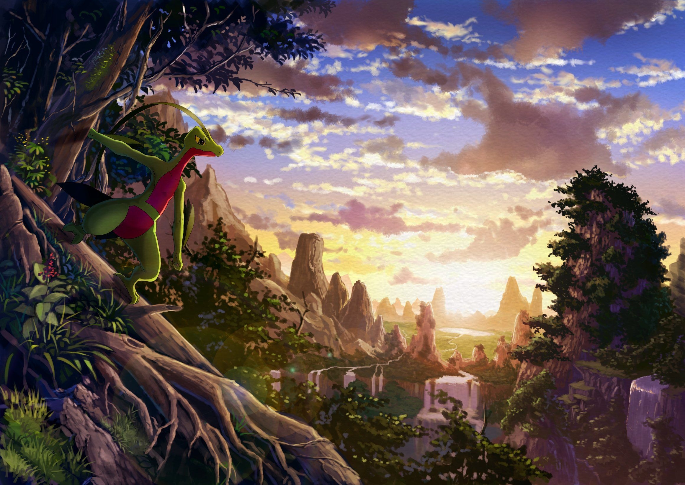 2330x1650 Pokemon Landscape Wallpaper Free Pokemon Landscape Background, Desktop