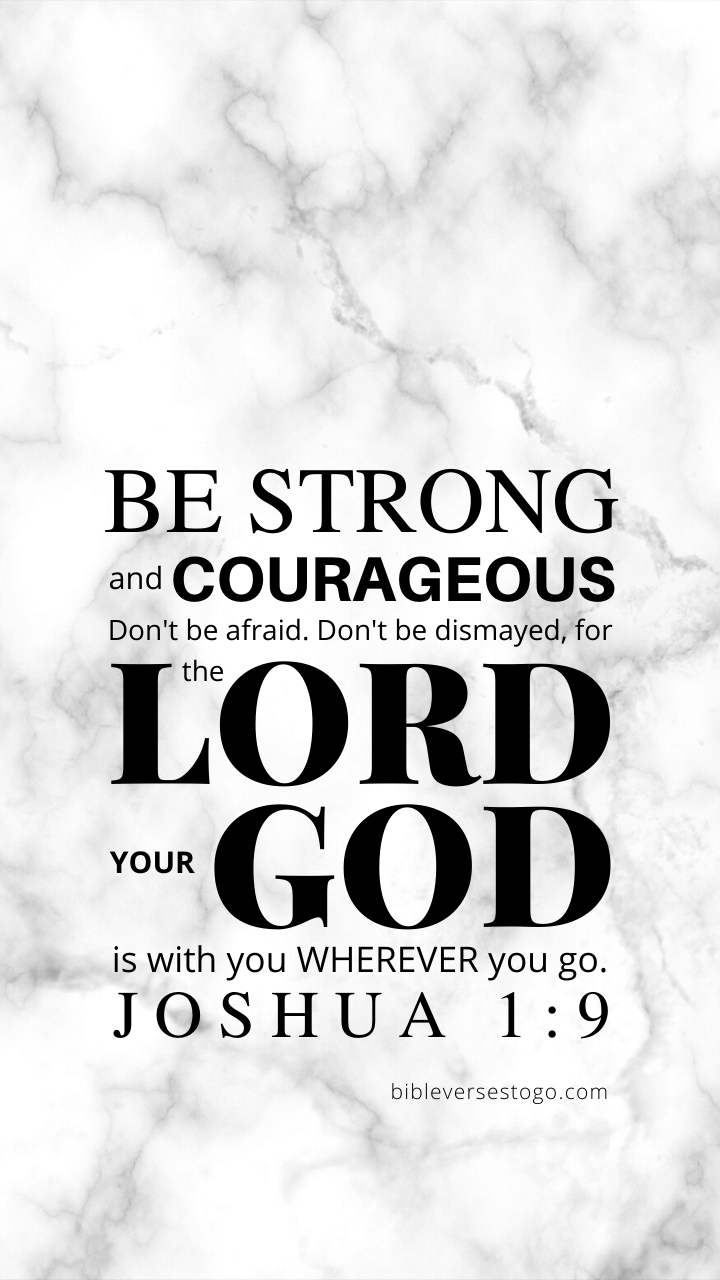 720x1280 Joshua 1:9 Bible Verse Wallpaper Verses To Go, Phone