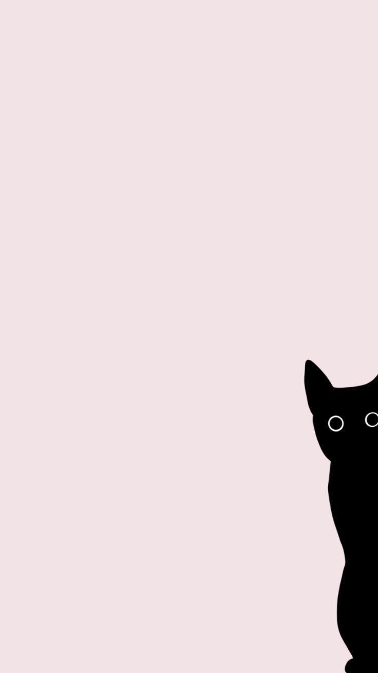 740x1310 black cat cute funny pink free iphone background wallpaper Pro iPad Pro for Full HD 4K of Wallpaper for Andriod, Phone