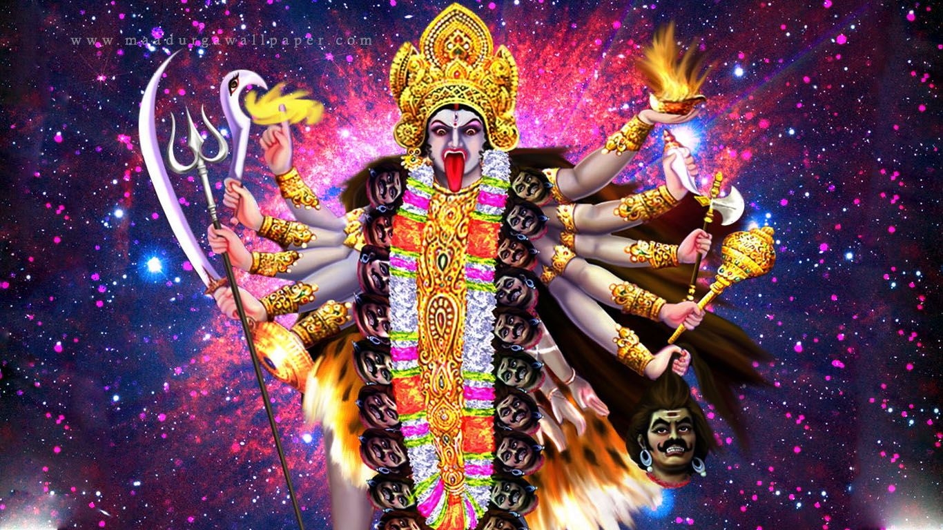 1370x770 Maa Kali. God HD Wallpaper, Desktop