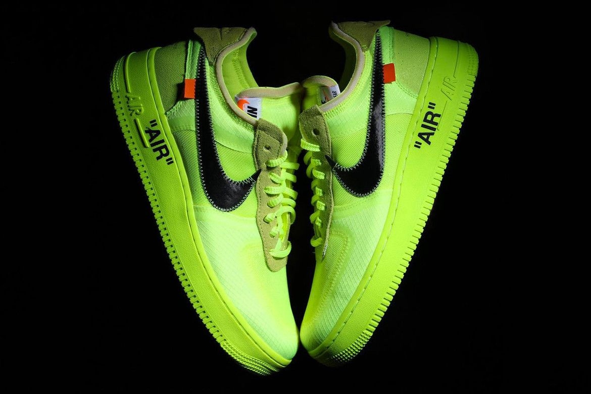 1170x790 Off White™ X Nike Air Force 1 Volt First Look, Desktop