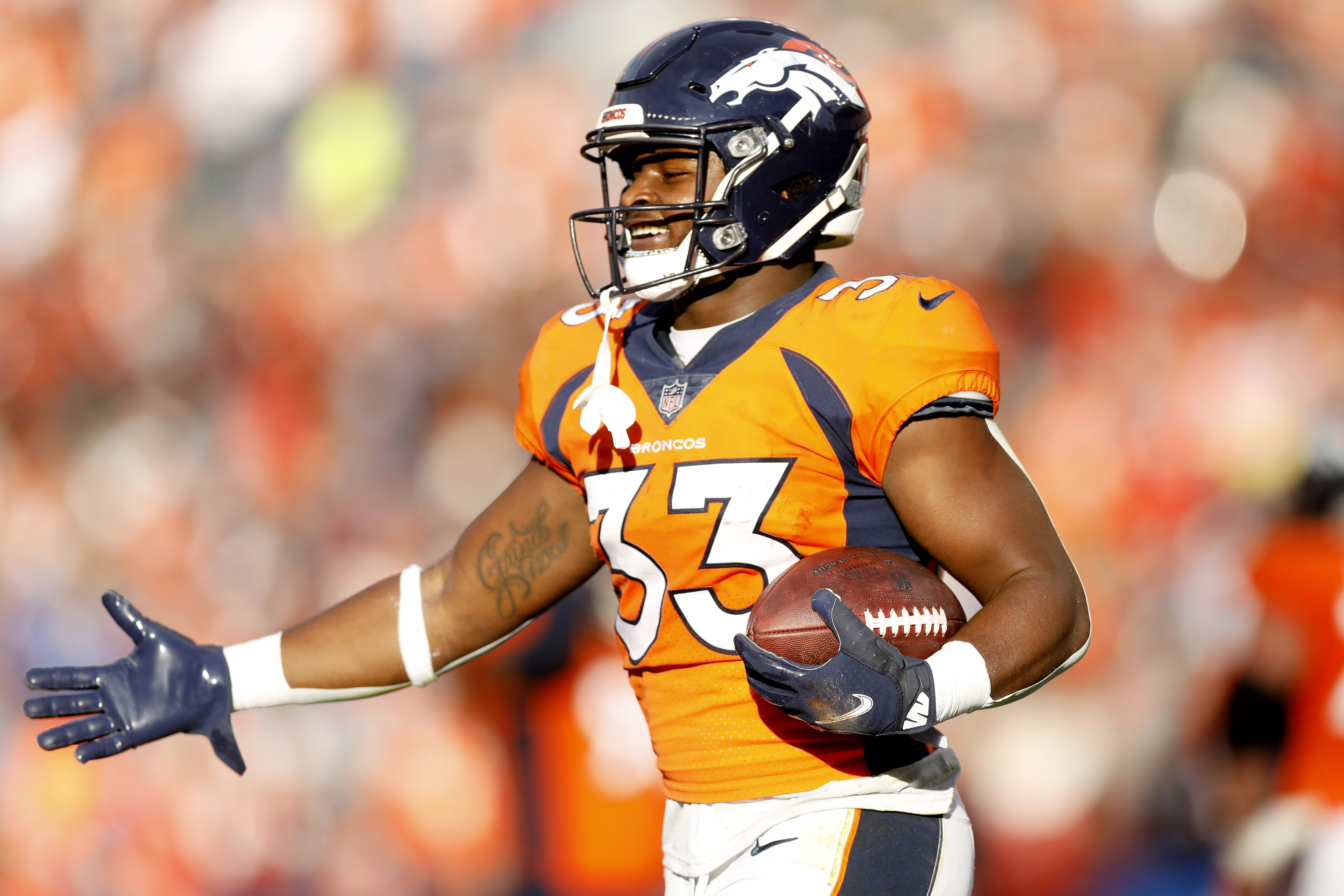 3200x2140 Will Javonte Williams have a big day for Broncos vs Chiefs on SNF?, Desktop