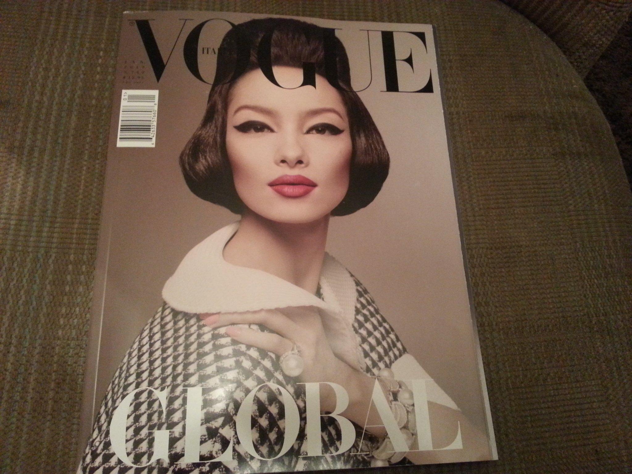 2050x1540 Vogue Italia Magazine (January, 2013) Fei Fei Sun Cover: Vogue, Desktop