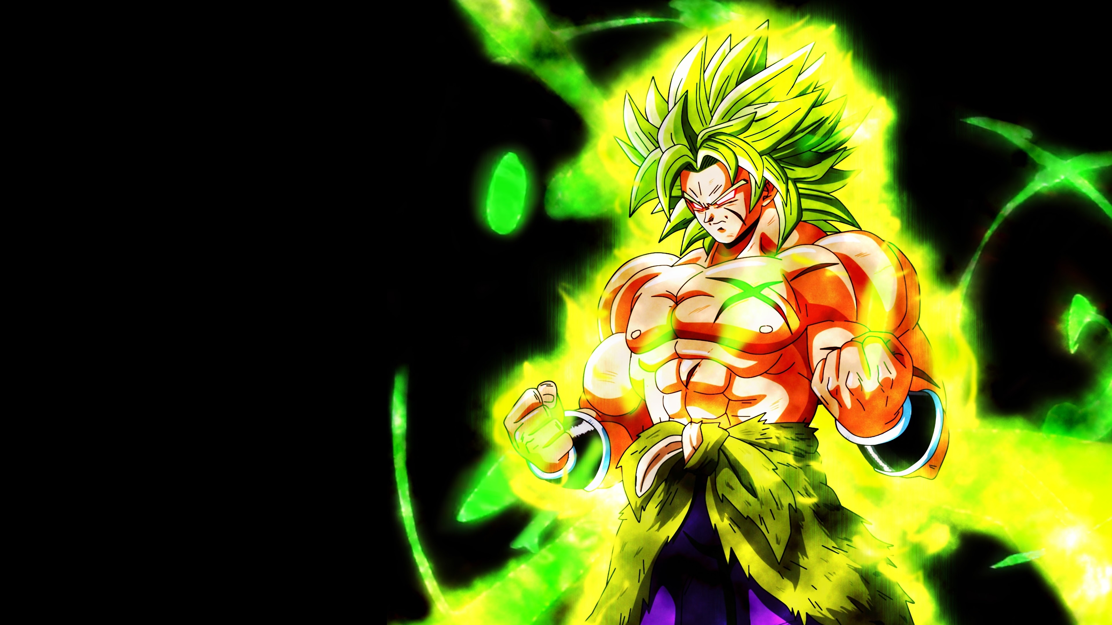 3840x2160 Broly Legendary Super Saiyan Dragon Ball Super: Broly 4K Wallpaper, Desktop