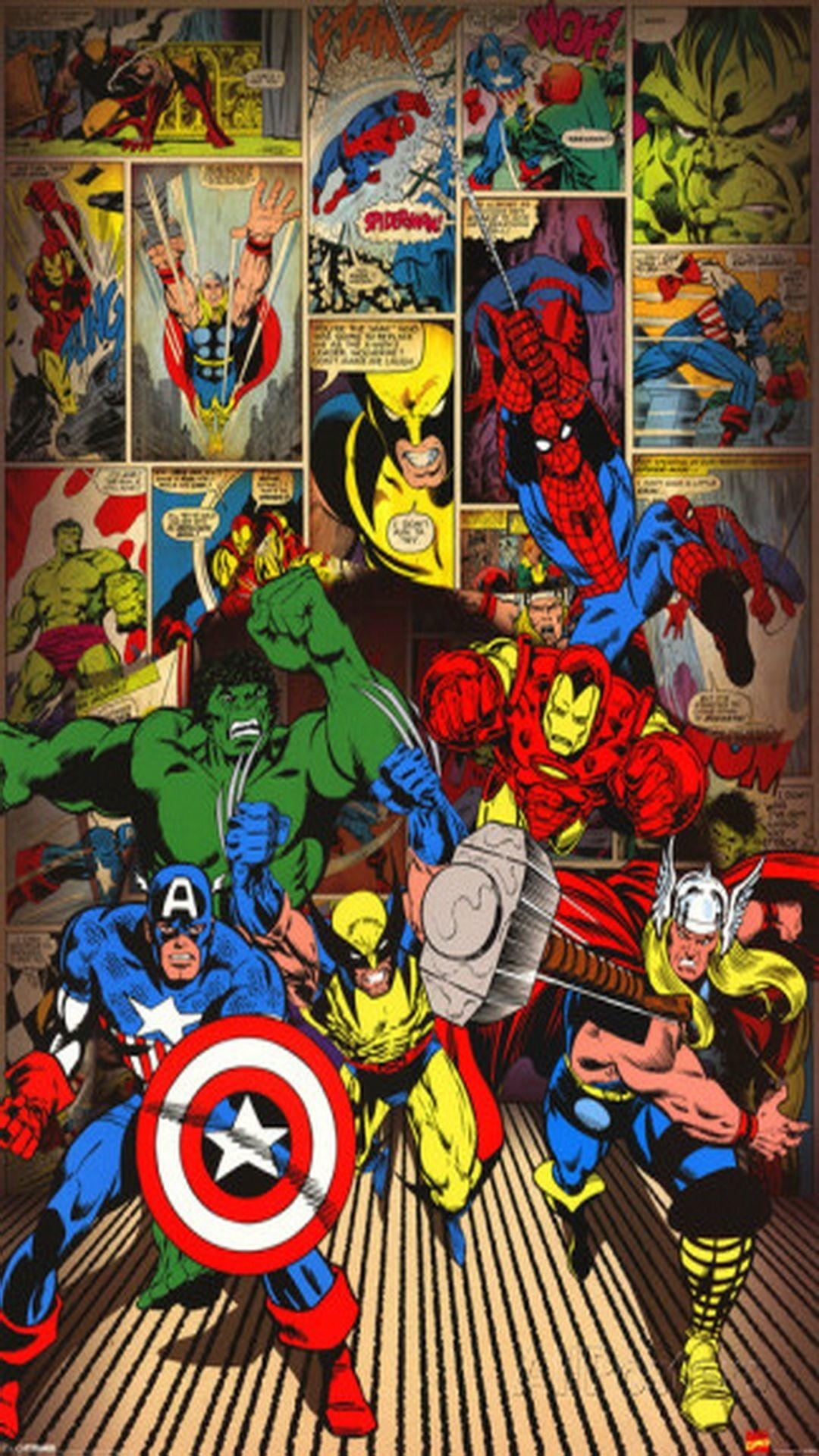 1080x1920 Marvel iPhone Wallpaper, Phone