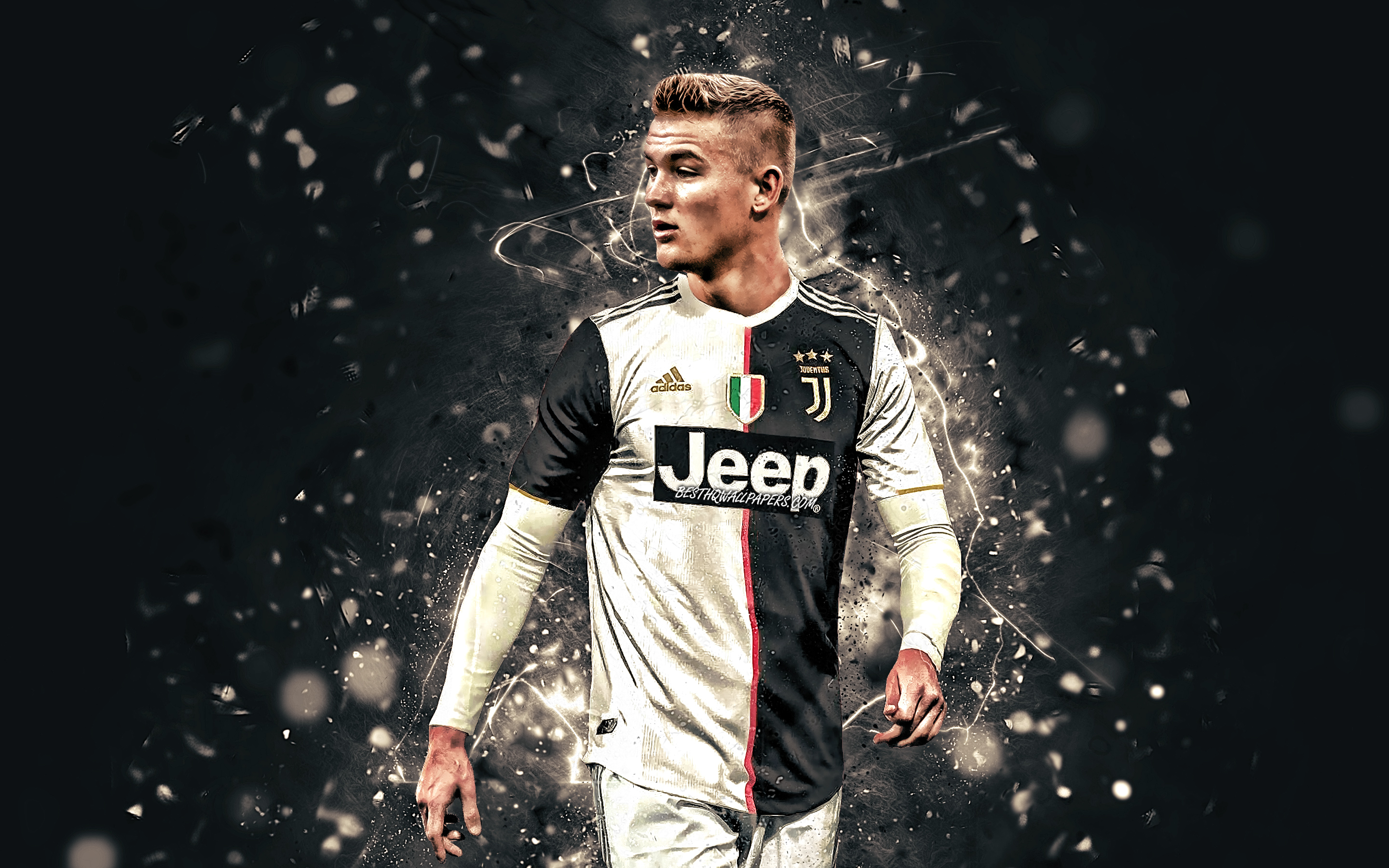 2880x1800 Download wallpaper Matthijs de Ligt, Juventus FC, new, Desktop