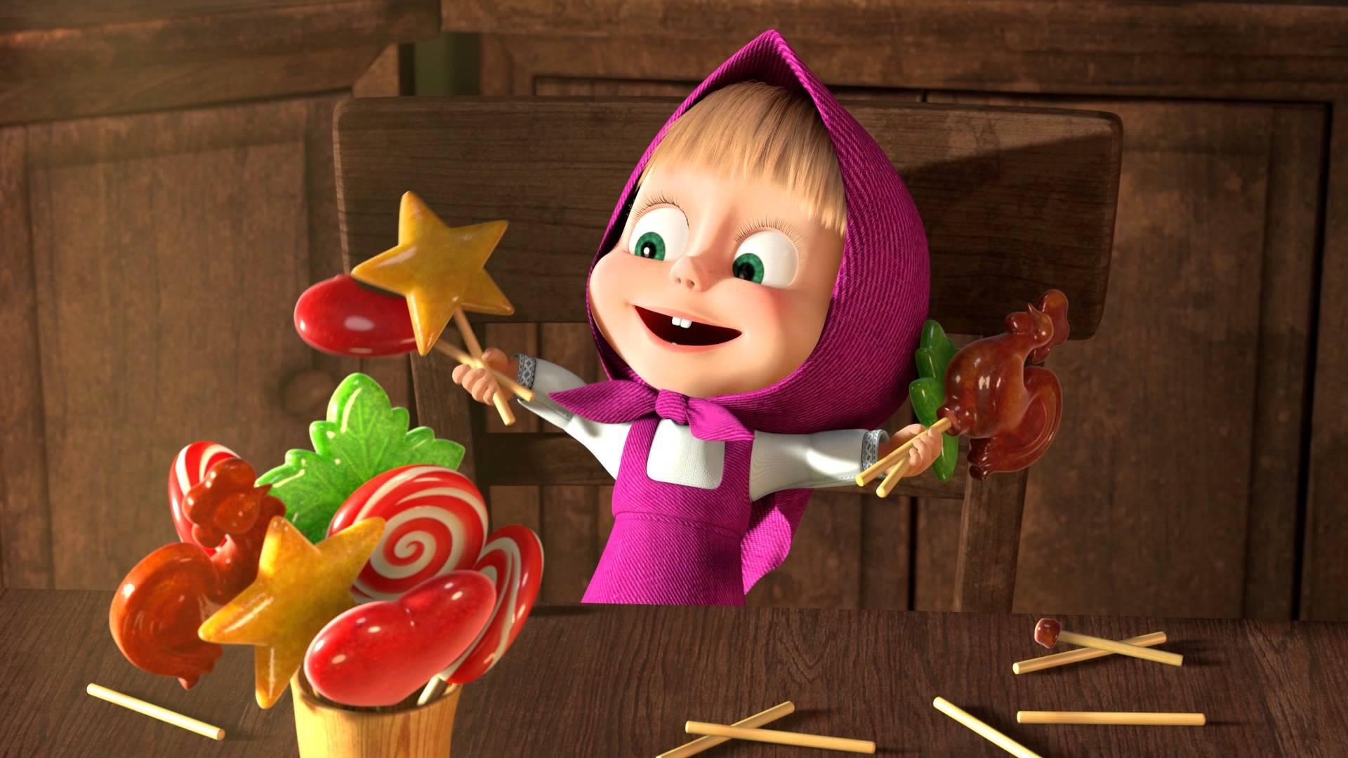 1920x1080 HD Masha and The Bear Wallpaper, Desktop