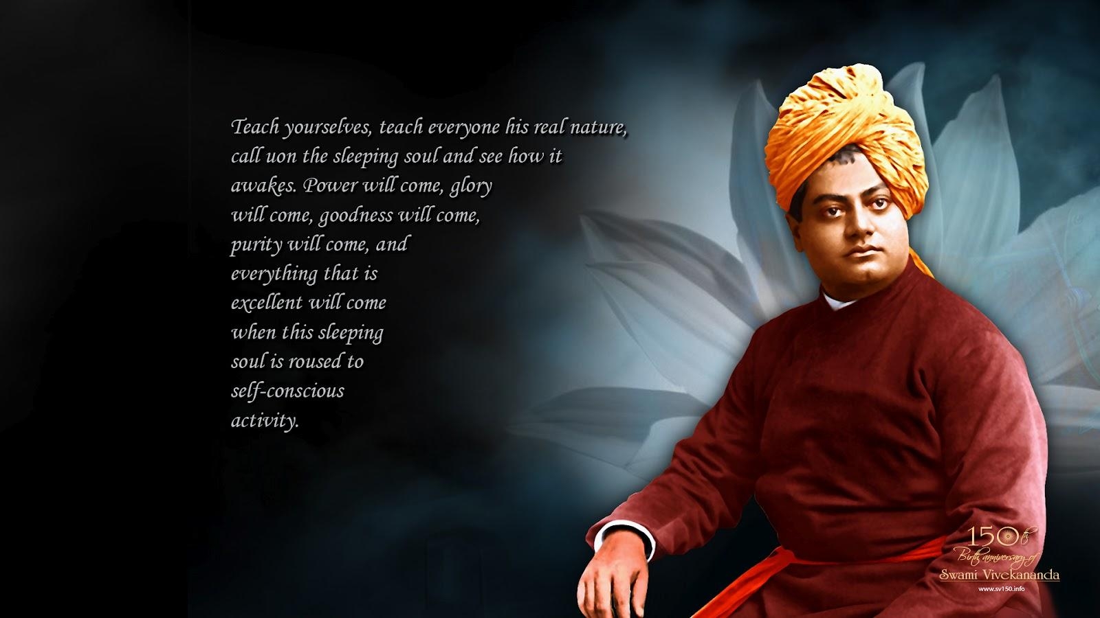 1600x900 Swami Vivekananda Quotes Wallpaper Download, Desktop