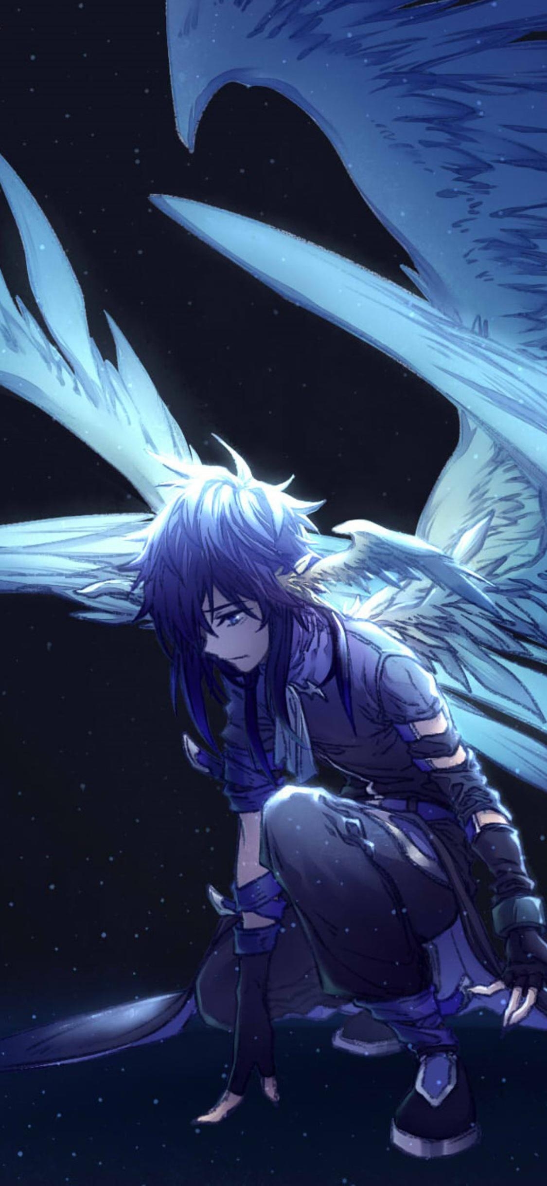 1130x2440 Angel Anime iPhone XS, iPhone iPhone X HD 4k, Phone