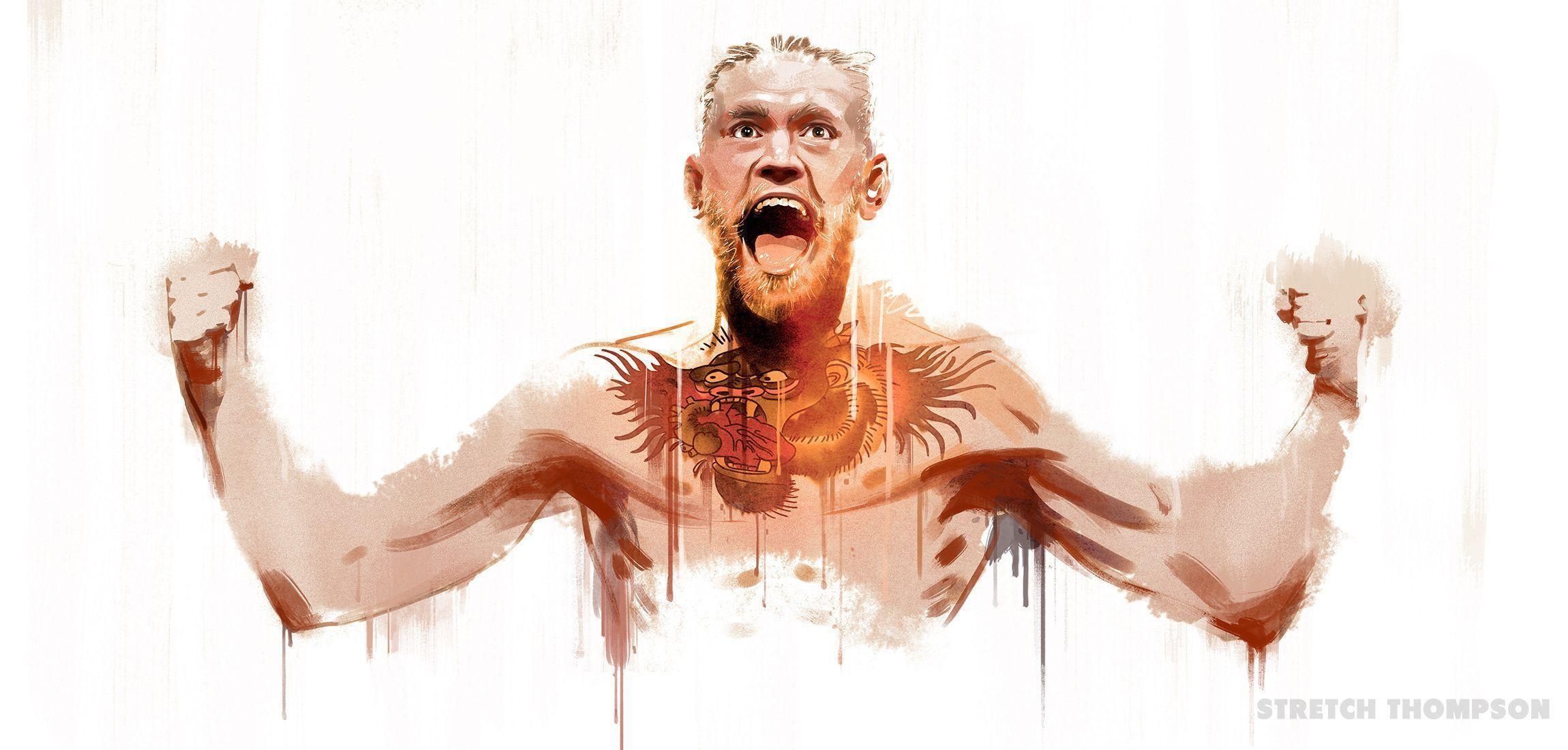 2300x1100 Conor McGregor Wallpaper, Dual Screen