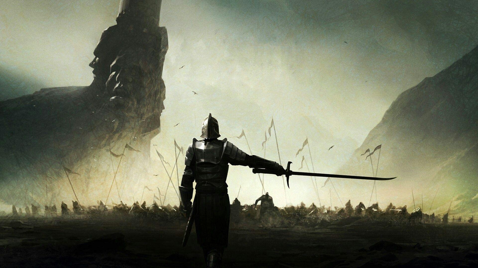 1920x1080 Warrior With A Sword Wallpaper. Wallpaper Studio 10, Desktop