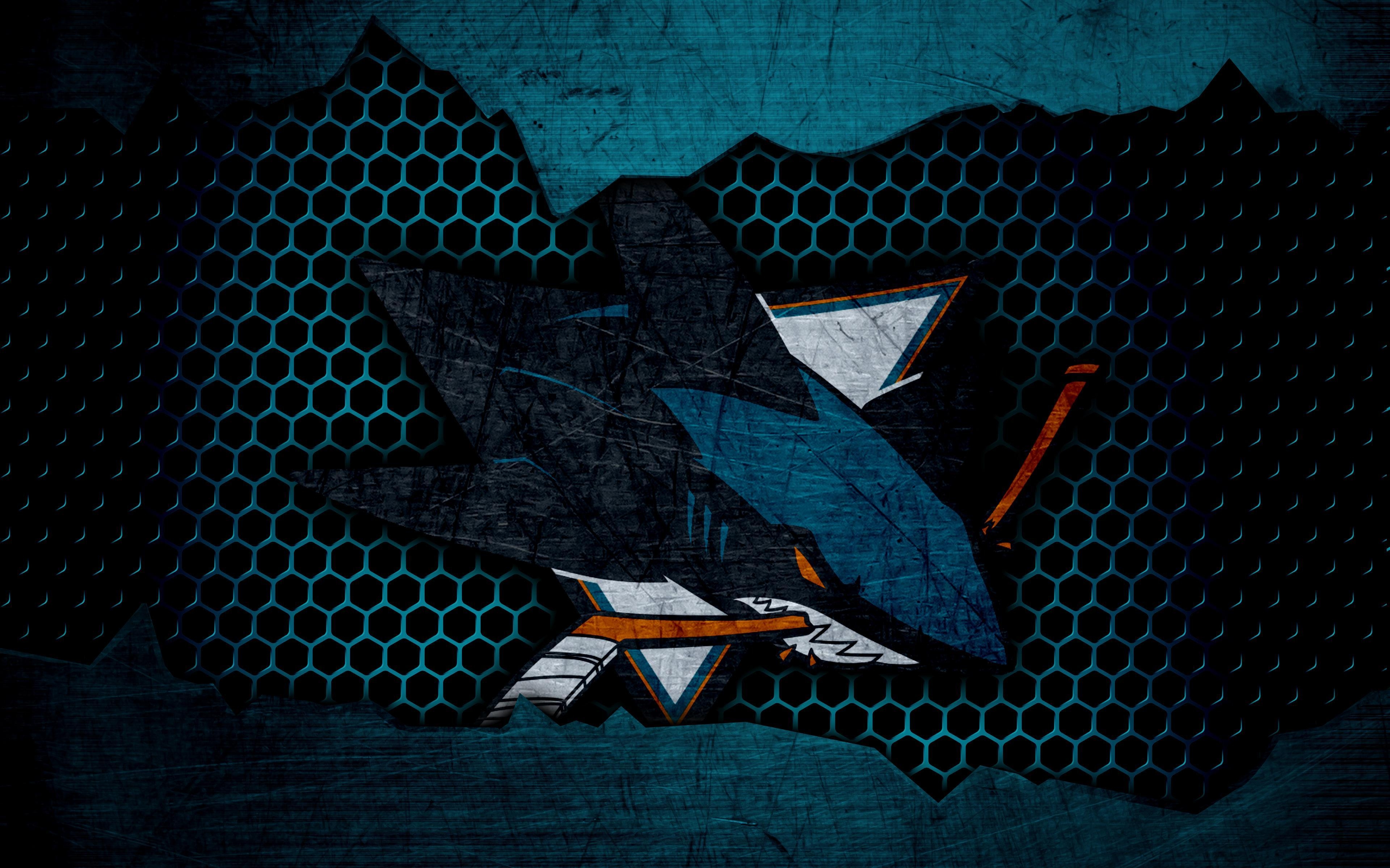 3840x2400 NHL, Emblem, Logo, San Jose Sharks wallpaper and background, Desktop