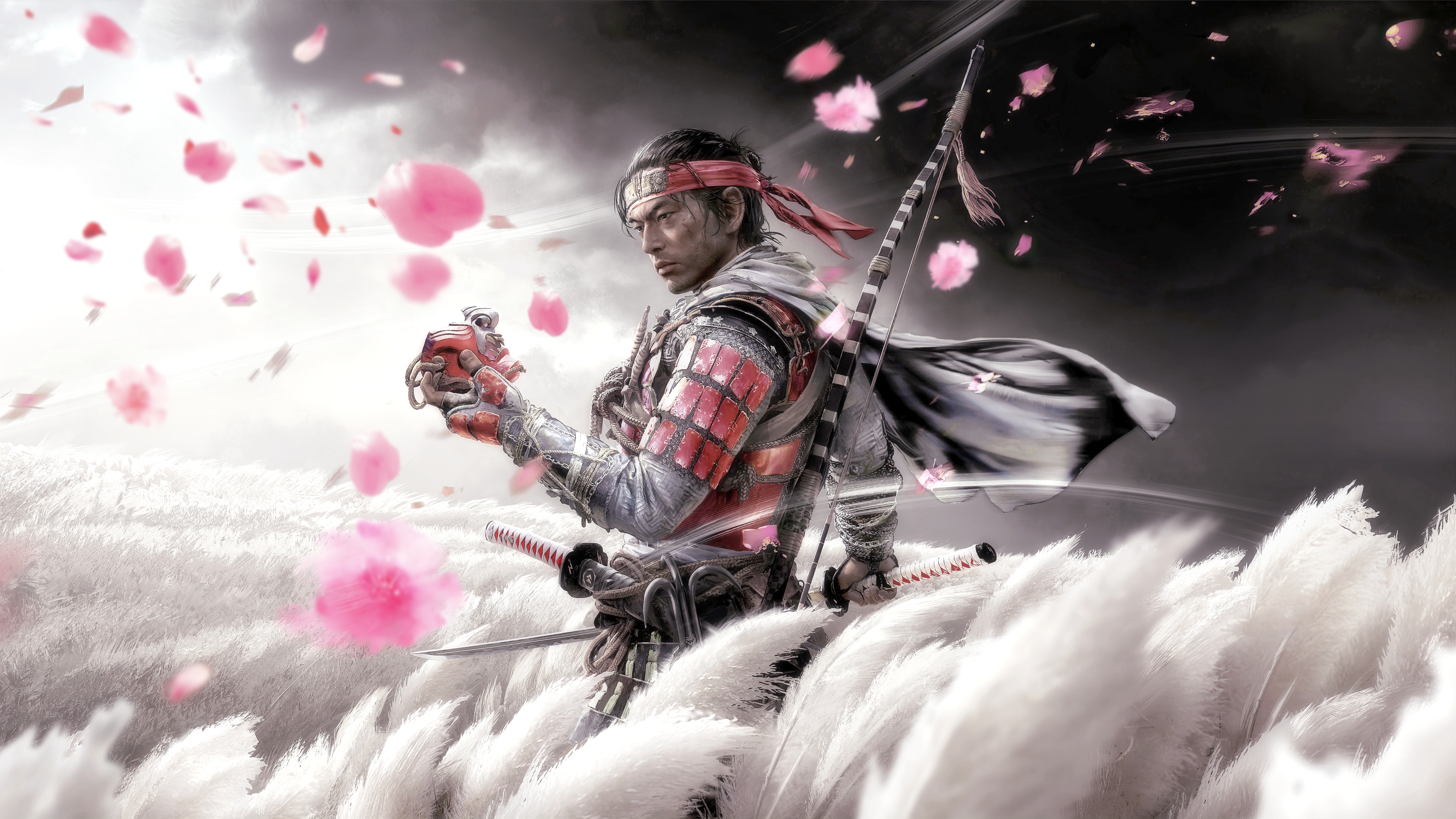 3840x2160 The Ghost Of Tsushima Cherry Blossom Wallpaper. Requested By Liamburrito, Desktop