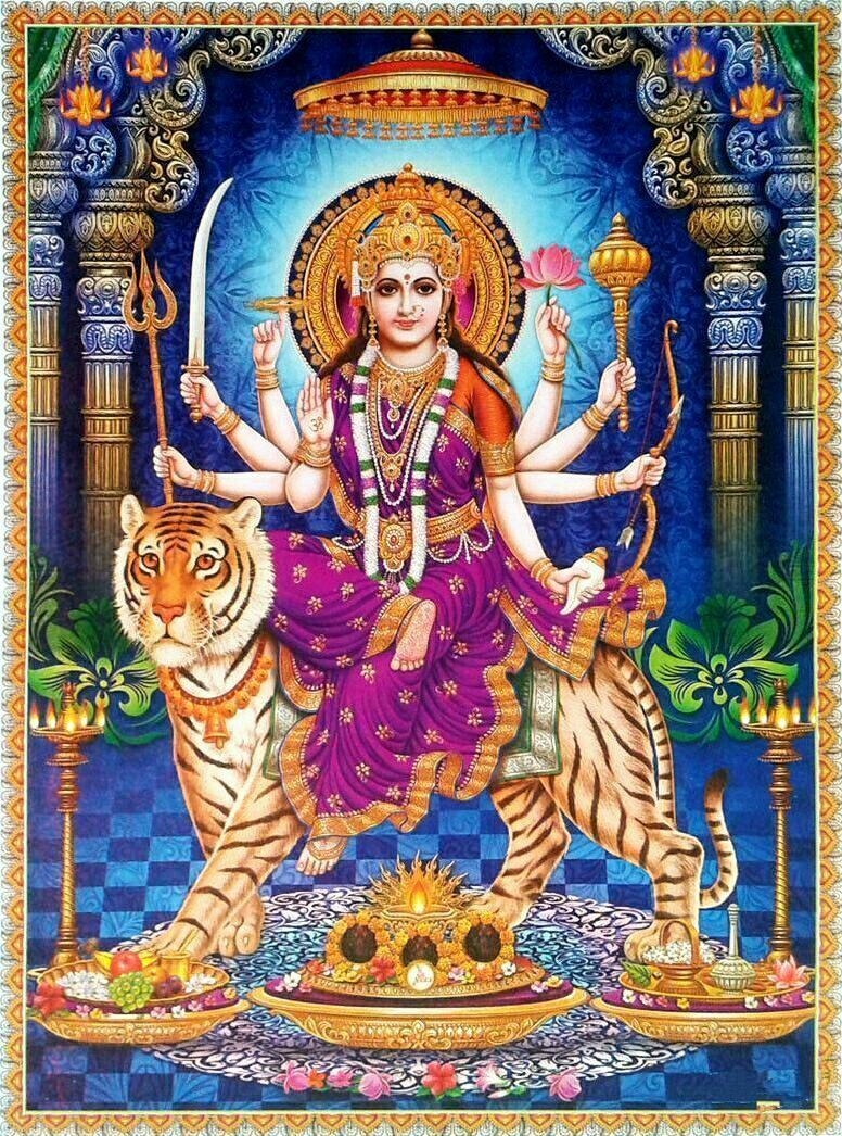 780x1050 Durga Maa HD Full Screen Mobile Wallpaper for Android, Phone