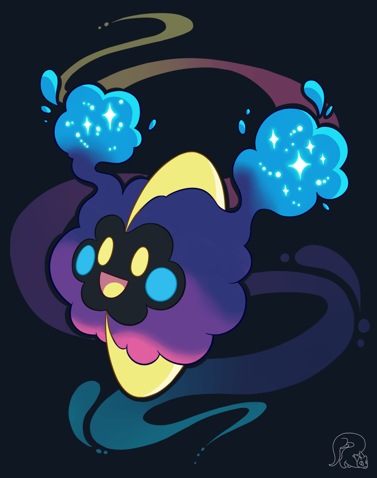 1280x1630 Cosmog. Pokemon. Pinte, Phone