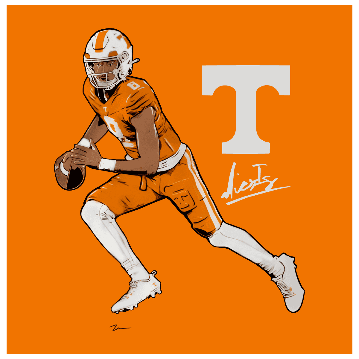 1200x1200 Tennessee Football Nico Iamaleava, Phone