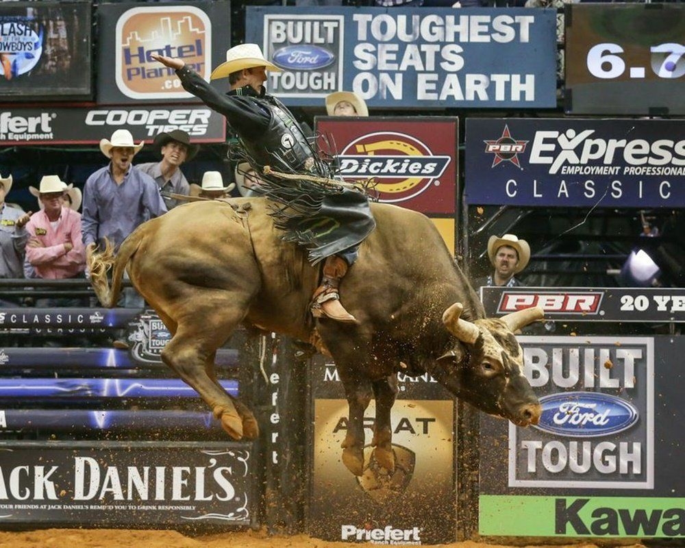 1000x800 J. B. Mauney Professional Bull Rider 8 X 10 8x10 GLOSSY Photo Picture IMAGE [Kitchen]: Books, Desktop