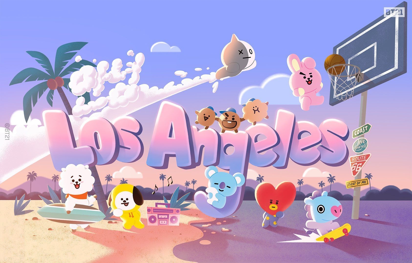 1690x1080 LINE FRIENDS STORE on Twitter. Line friends, Bts wallpaper, Bts fanart, Desktop