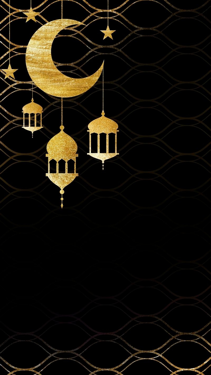 800x1430 Islamic Background Black Image Wallpaper, Phone