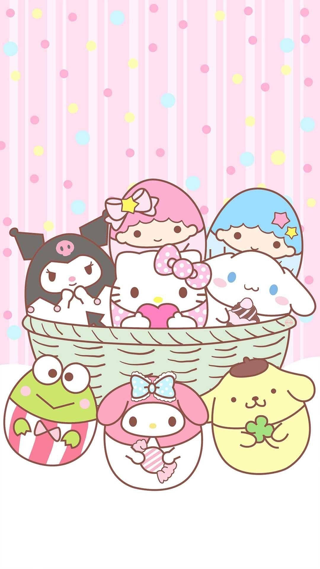 1080x1920 Hello Kitty And Friends Wallpaper, Phone