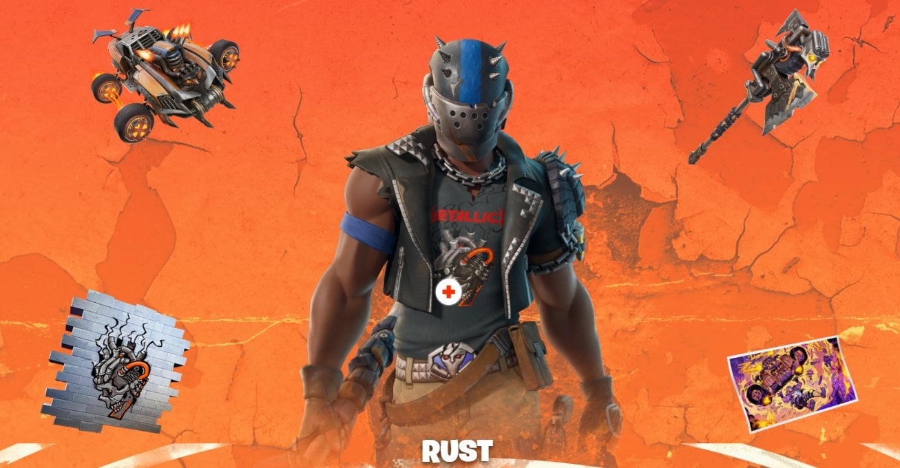 1310x680 Rust Fortnite wallpaper, Desktop