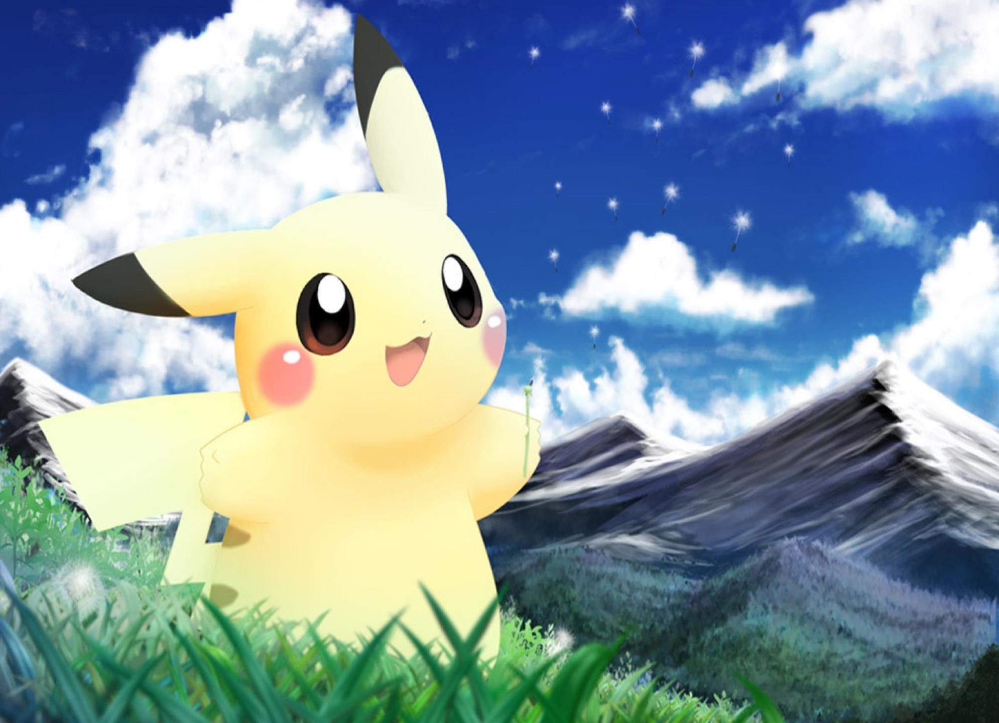 1990x1440 Pikachu Wallpaper for Computer, Desktop