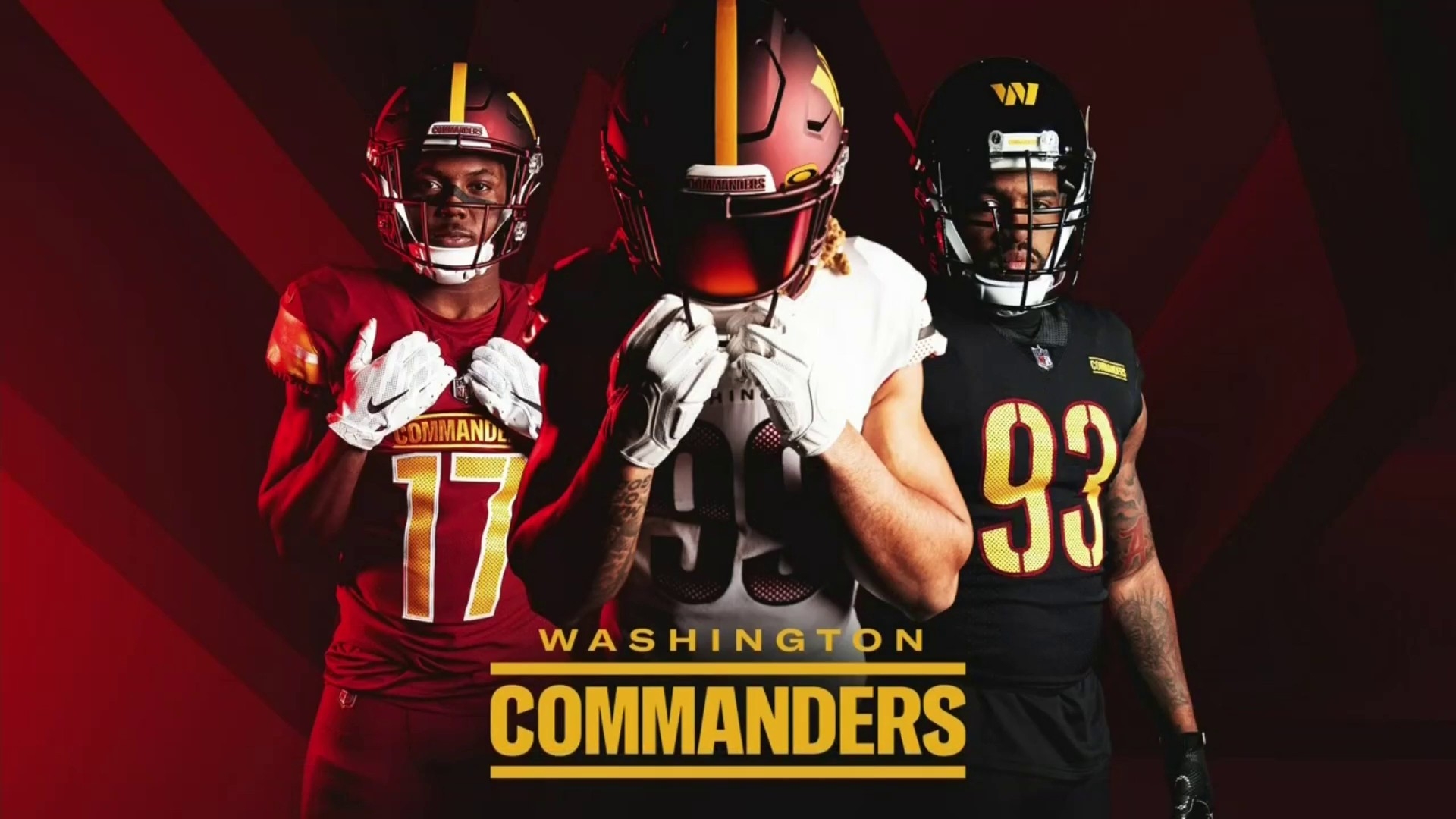 1920x1080 Photos: See the Washington Commanders' New Uniforms, Logo, Desktop