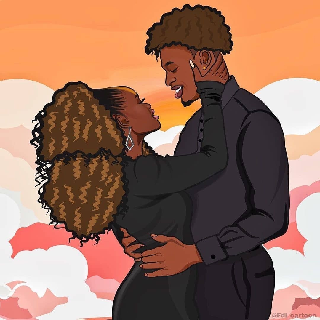 1080x1080 BLACK COUPLES ART sur Instagram, couple, Phone