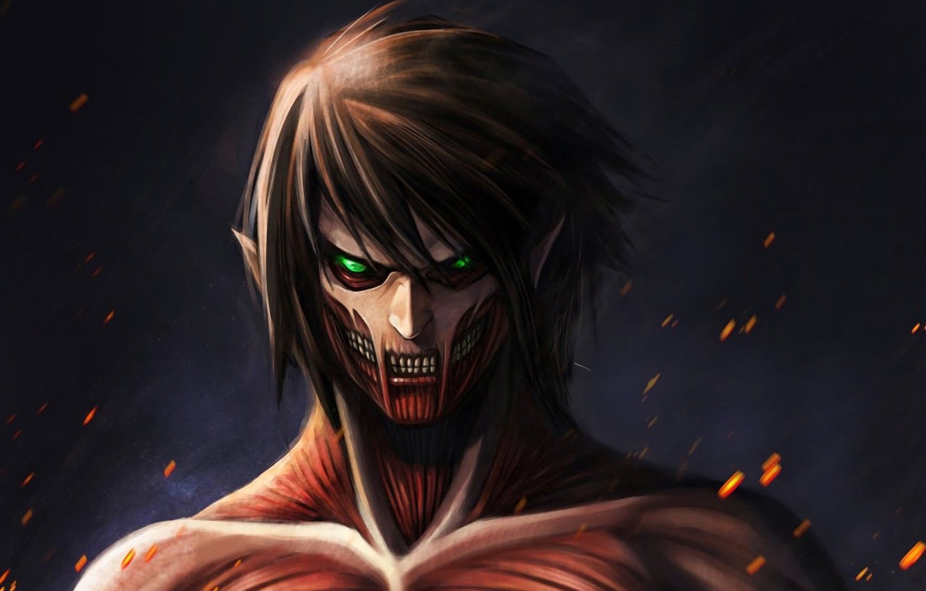 1340x850 Titan Eren Wallpaper Free Titan Eren Background, Desktop