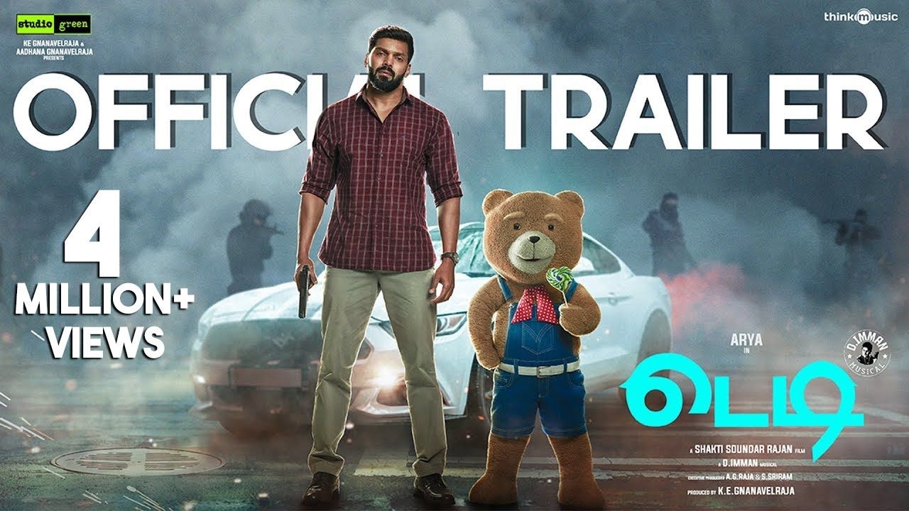 1280x720 Teddy (2021). Teddy Tamil Movie. Movie Reviews, Showtimes, Desktop