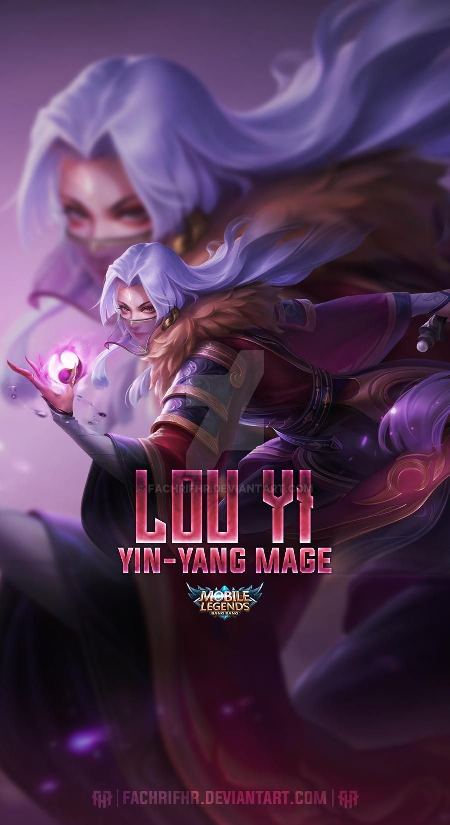 900x1650 Lou Yi Yin Yang Mage. Mobile Legend Wallpaper, Mobile Legends, Hero Wallpaper, Phone