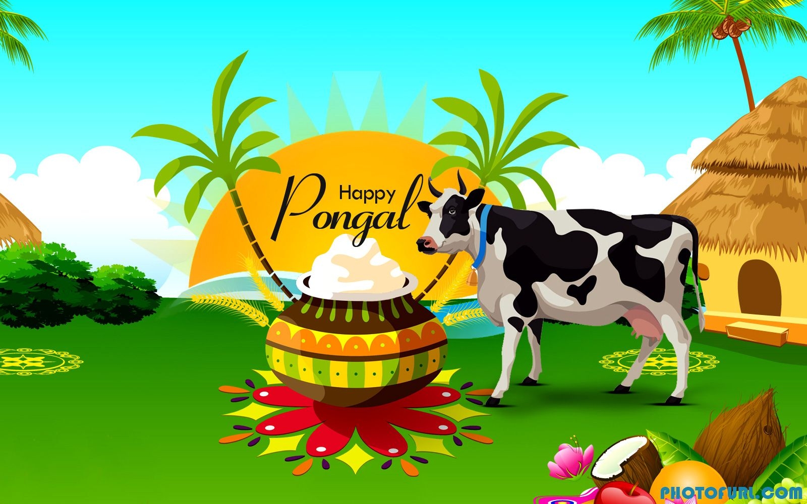 1600x1000 Happy 2019 Pongal Festival Image and Wallpaper for WhatsApp and Facebook, Desktop