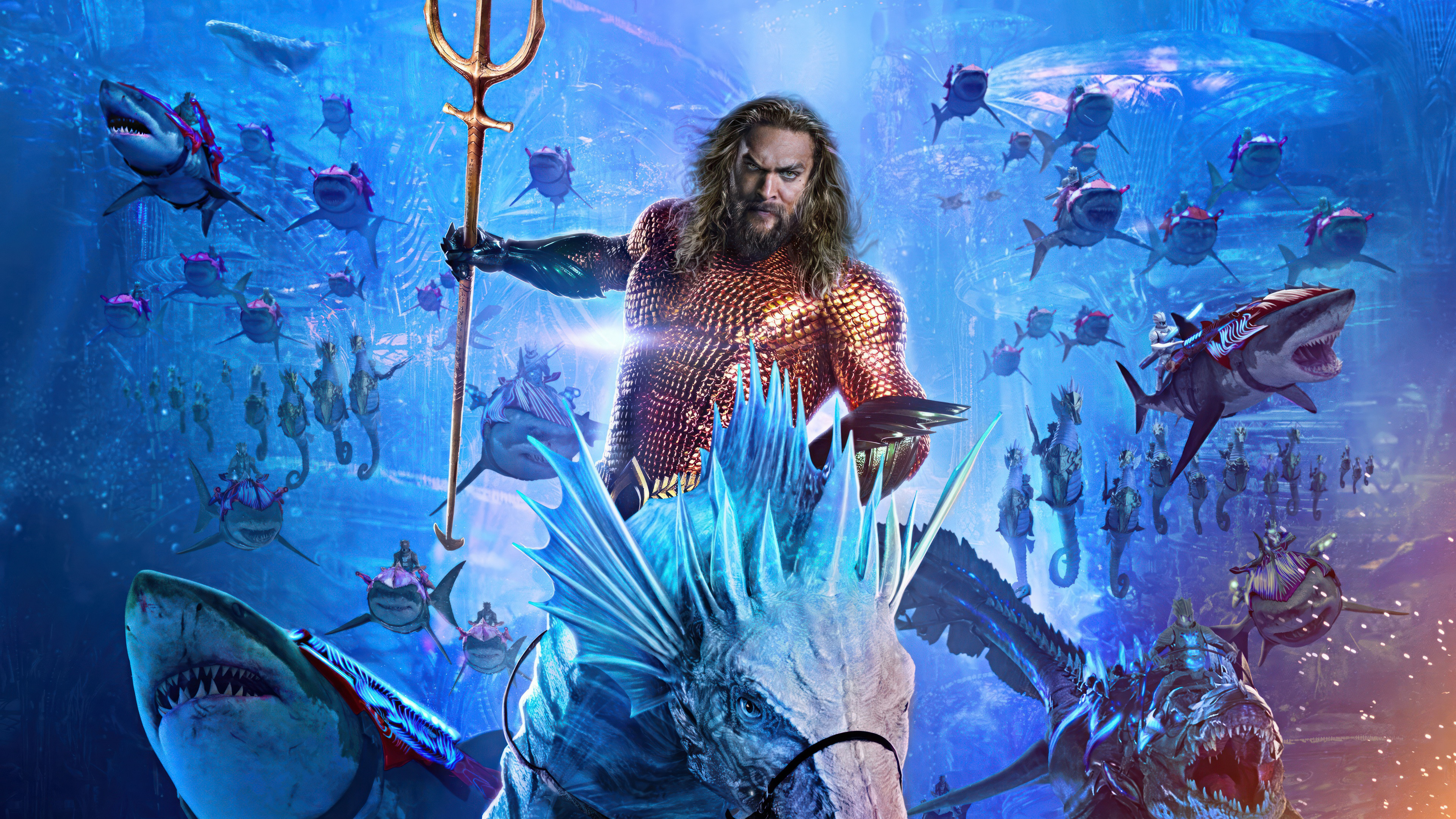 3840x2160 Aquaman and The Lost Kingdom HD Wallpaper, Desktop