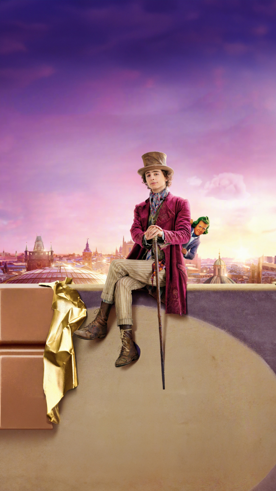 1080x1920 Wonka Movie 2023 5k iPhone 7, Phone