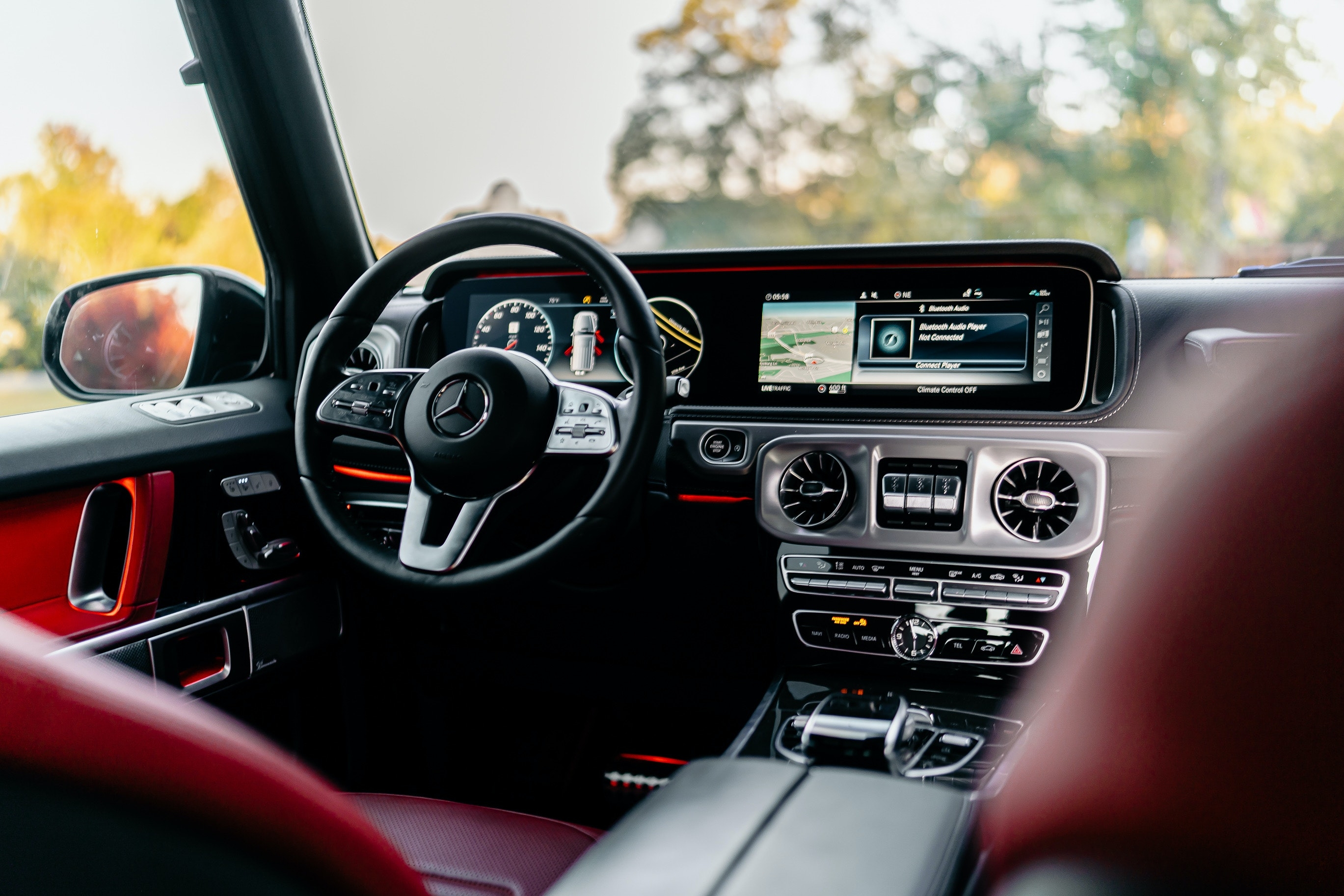 2740x1830 The Interior Of A Mercedes Benz G Class · Free, Desktop