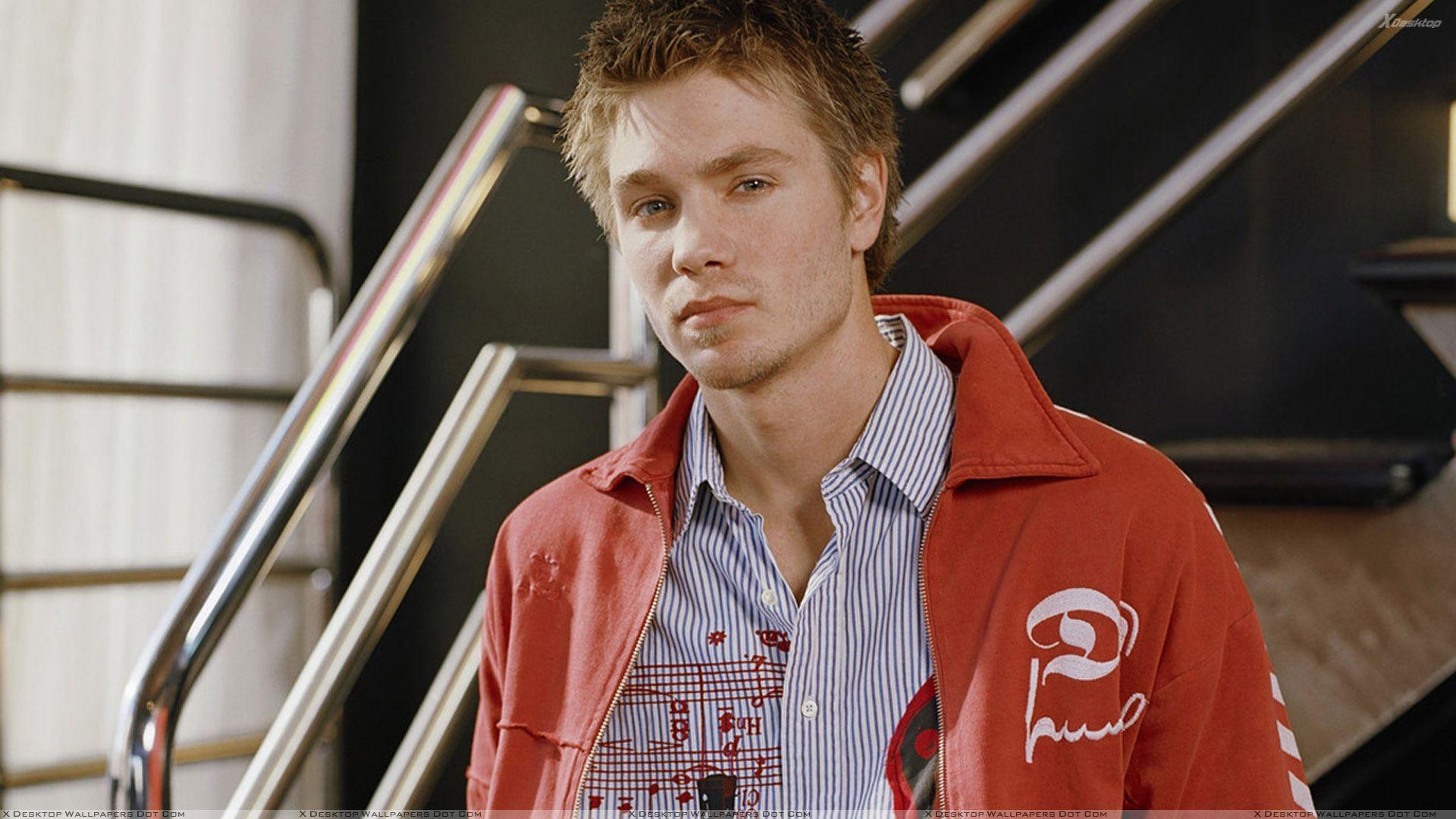 1920x1080 Chad Michael Murray Looking Front In Red Jacket Wallpaper, Desktop