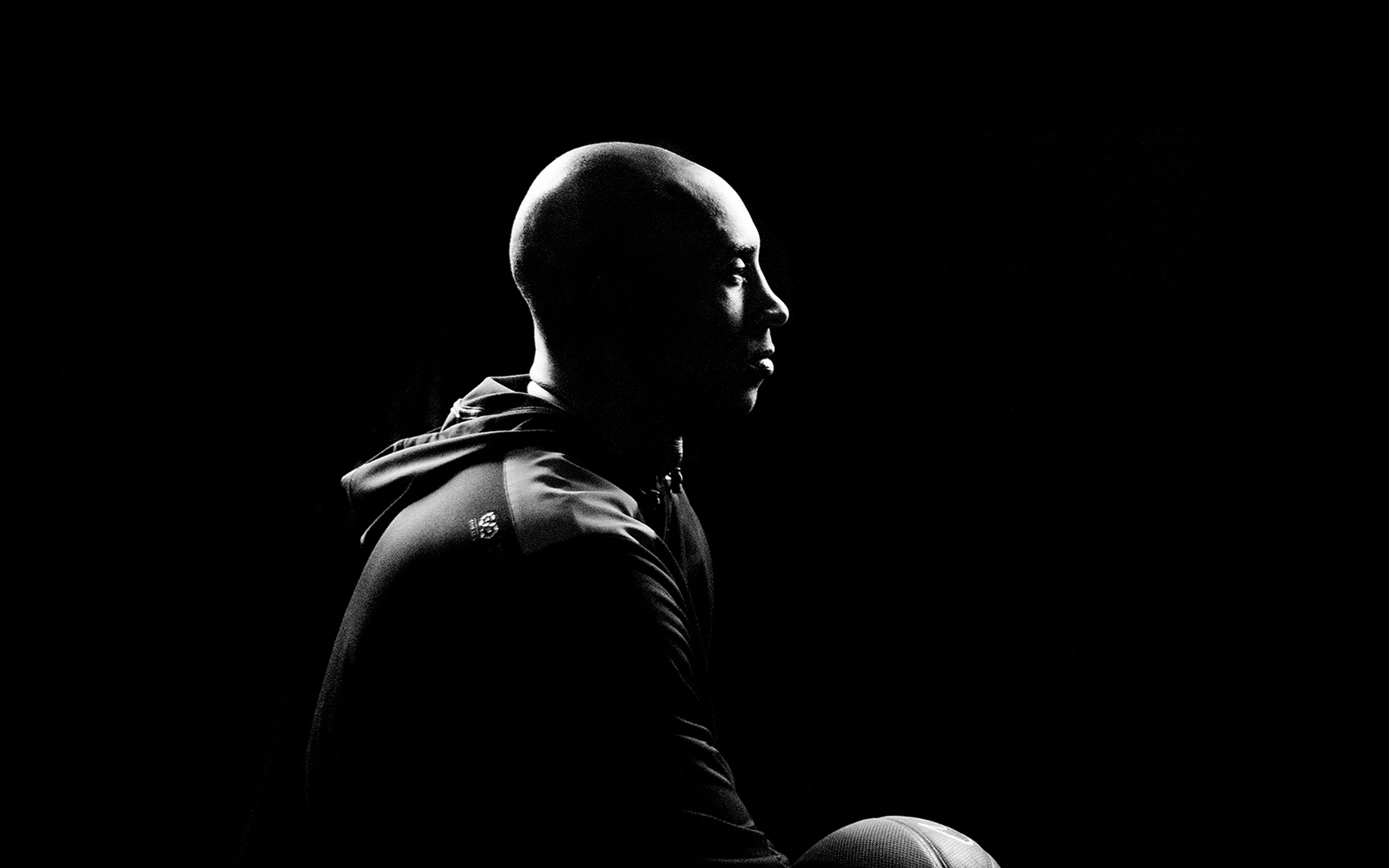 3840x2400 Kobe, Bryant, Nba, Sports, Basketball, Dark, One Person, Black Wallpaper, Desktop