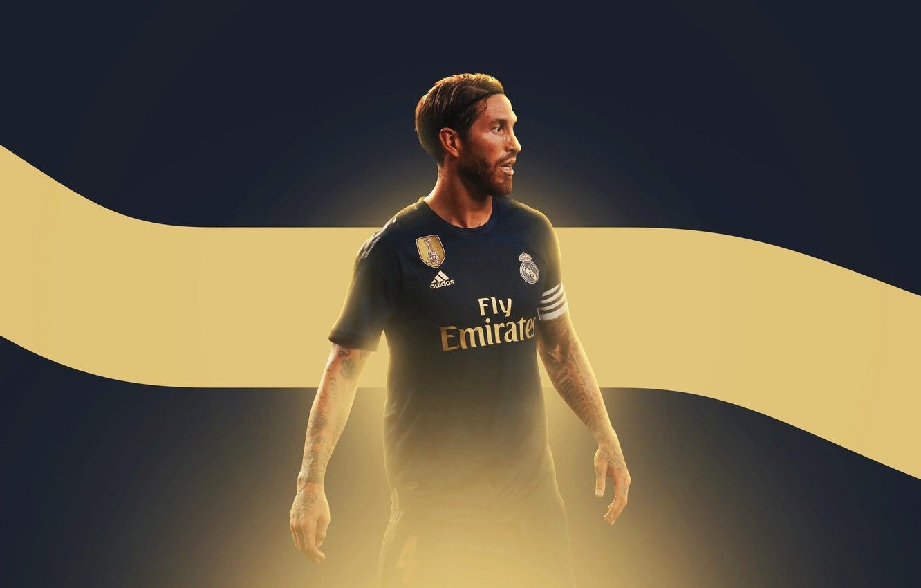 1340x850 Wallpaper Football, Sport, Soccer, Defender, Sergio Ramos, Spanish, Desktop