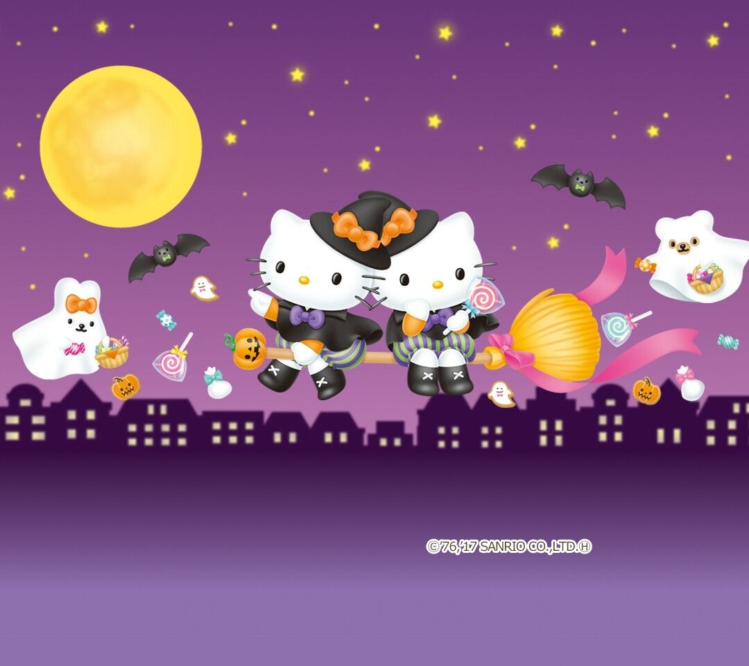 1080x960 Source: via google image. Hello kitty wallpaper, Hello kitty halloween, Hello kitty, Desktop