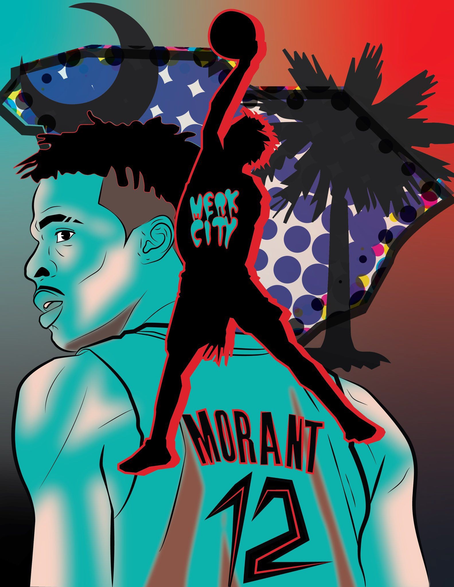 1590x2050 Ja Morant, Phone