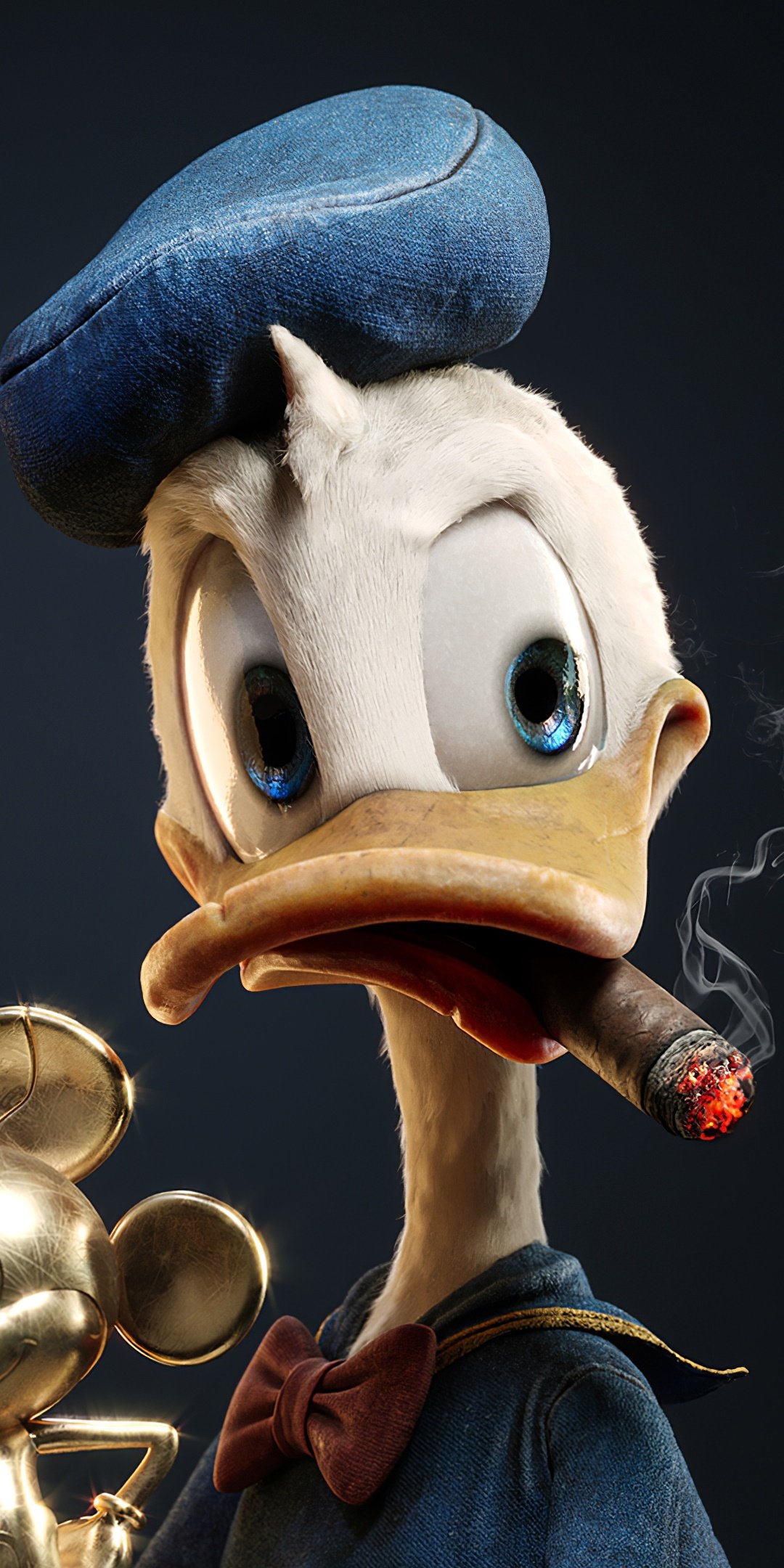 1080x2160 Movie Disney, Gun, Cigar, Donald Duck,  Phone HD Wallpaper, Phone