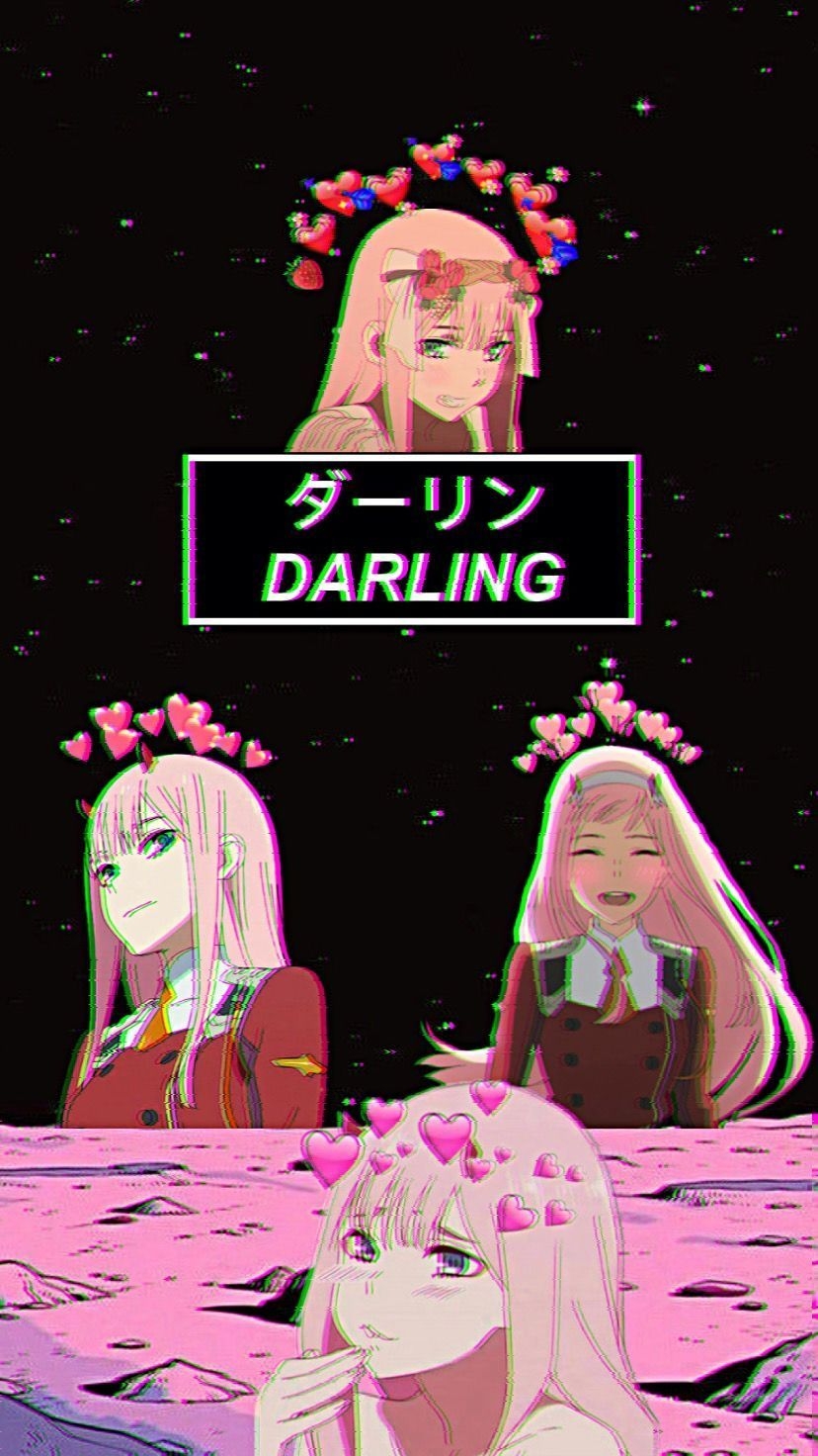 830x1480 Zero Two Aesthetic Wallpaper Free Zero Two Aesthetic Background, Phone