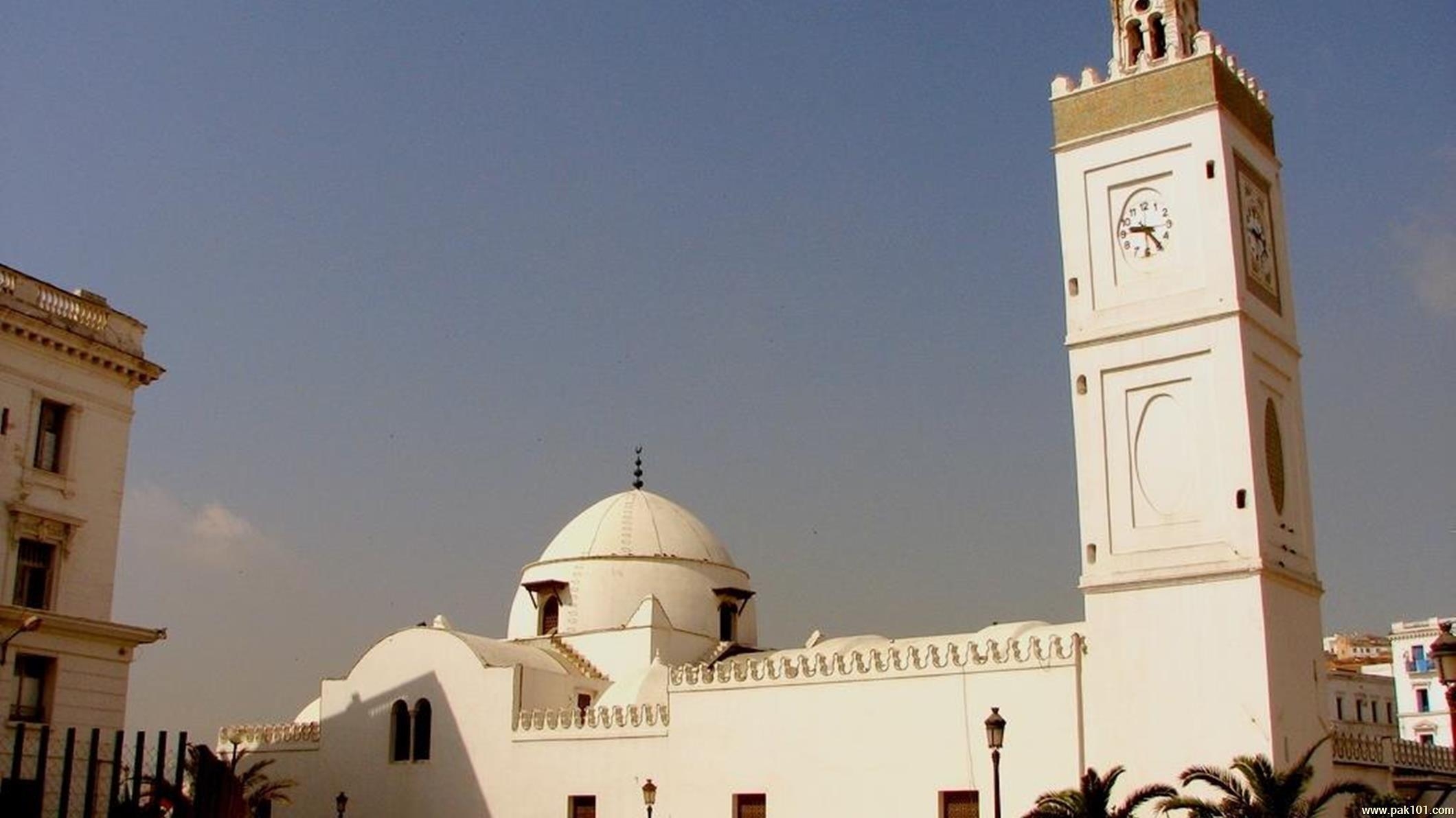 2120x1200 Wallpaper > Islamic > Masjid Al Jadid in Algiers high, Desktop