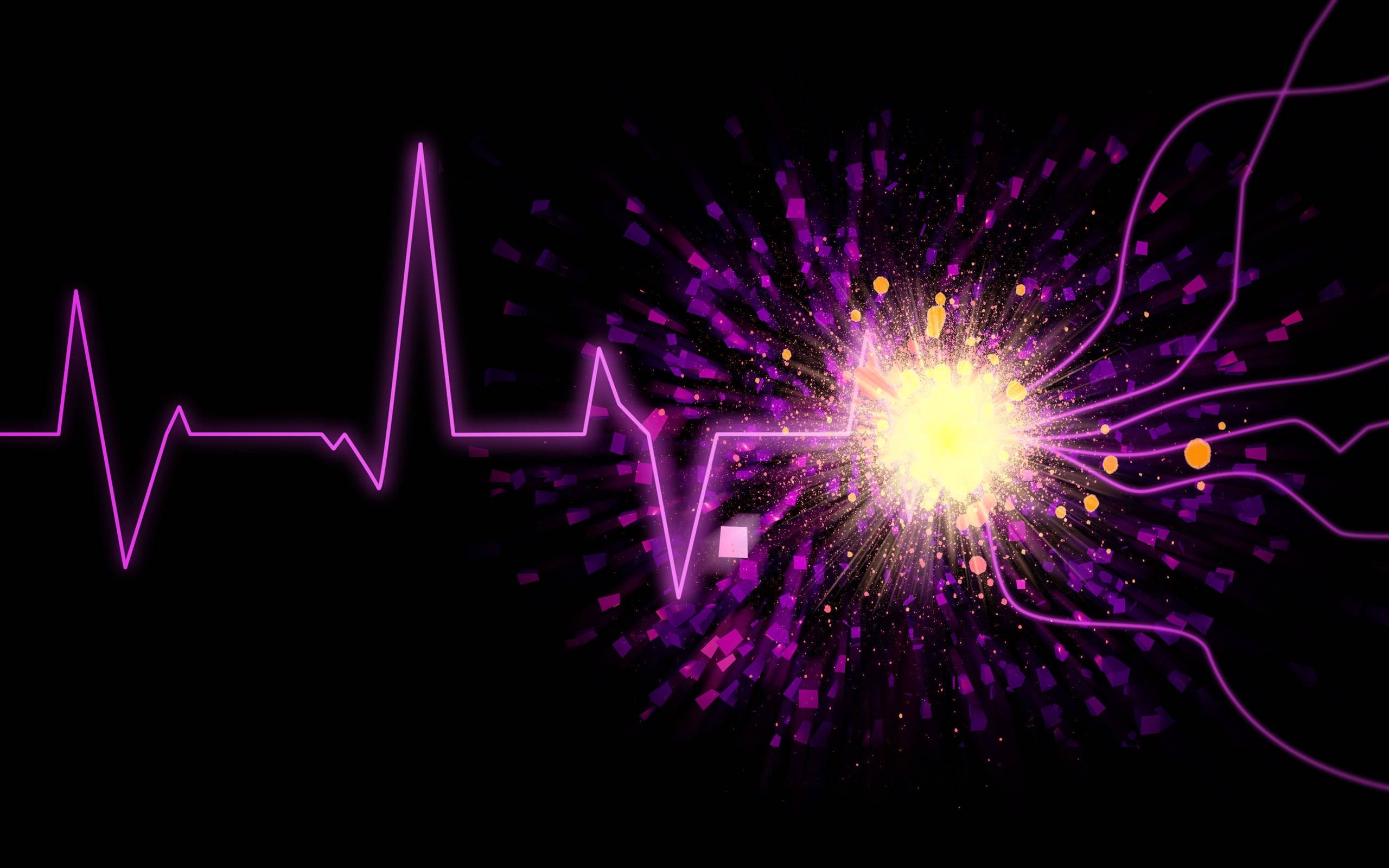 2560x1600 Pix For > Purple Sound Waves Wallpaper, Desktop