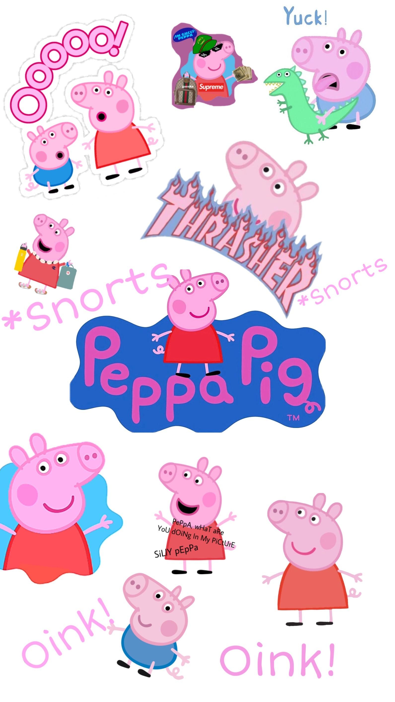 1600x2830 freetoedit wallpaper peppapig vsco, Phone