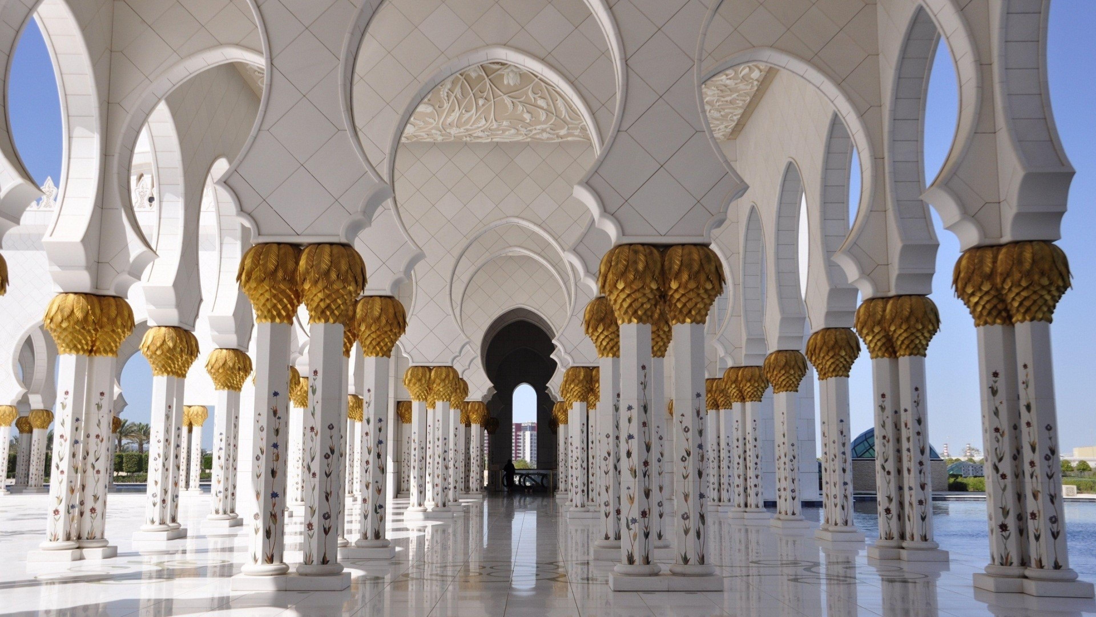 3840x2160 Download Wallpaper  Sheikh zayed mosque, Abu dhabi, Desktop