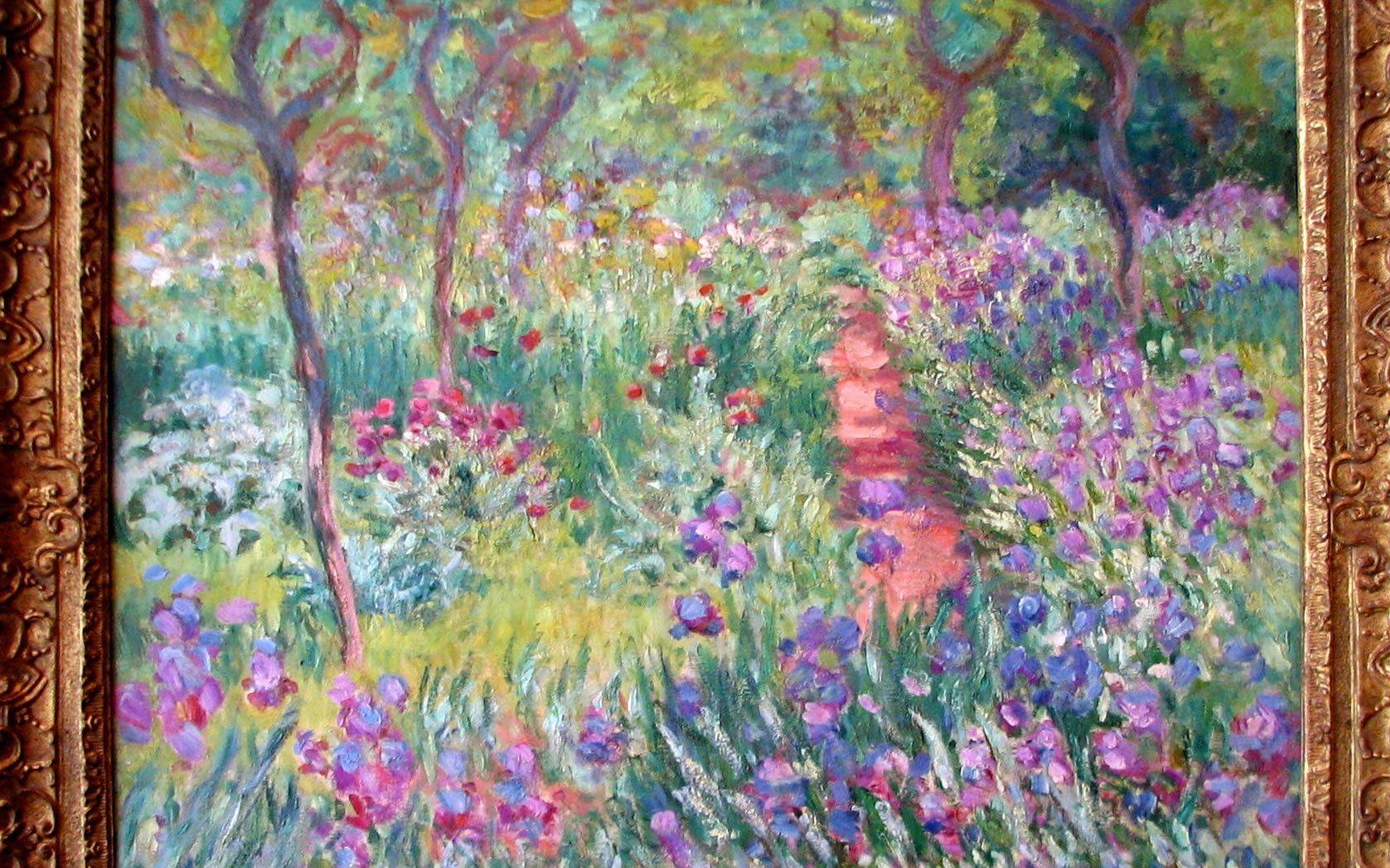 1680x1050 Wallpaper Claude Monet The Artist S Garden At Giverny x, Desktop